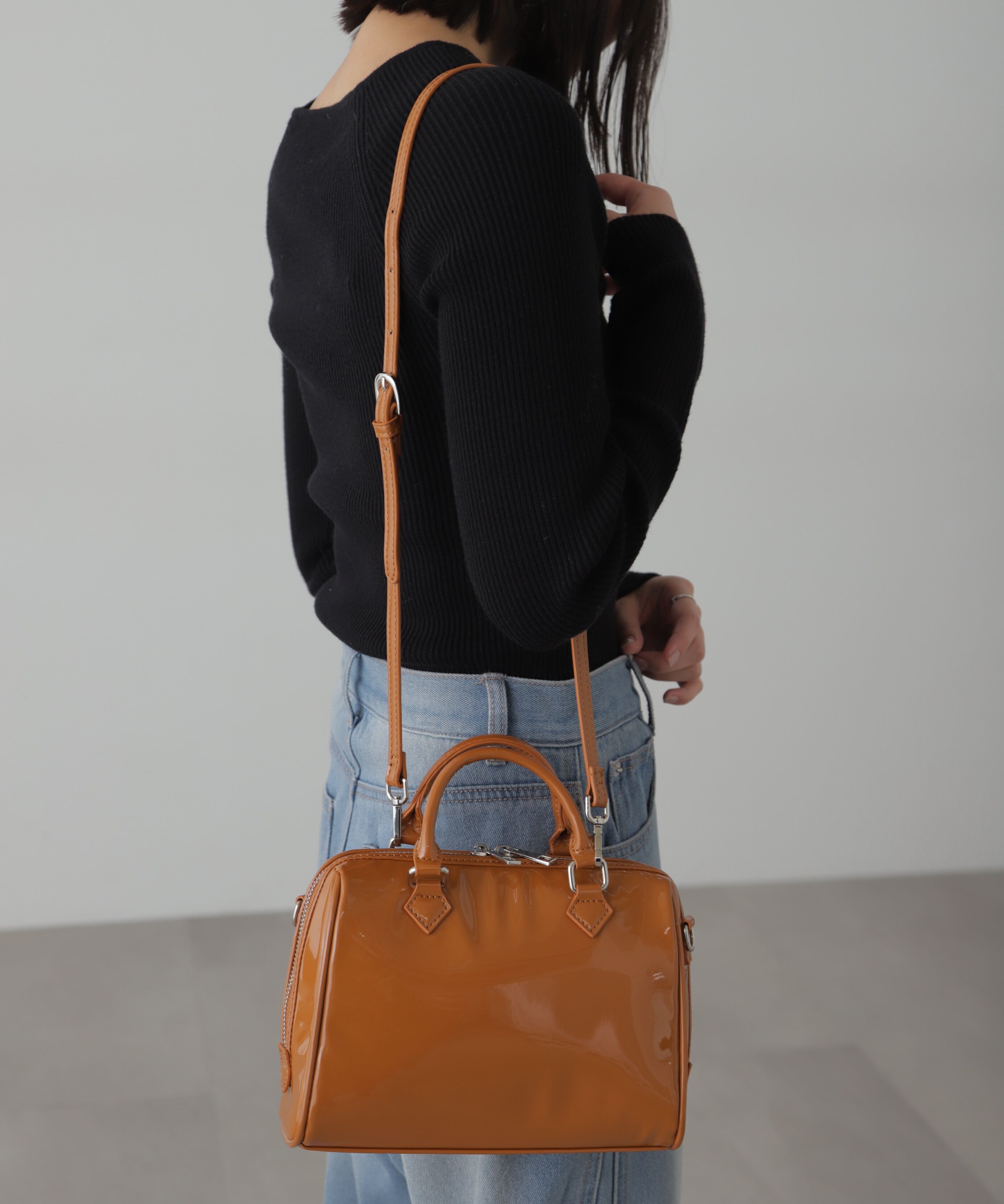  「エナメルミニボストンバッグ」|その他|