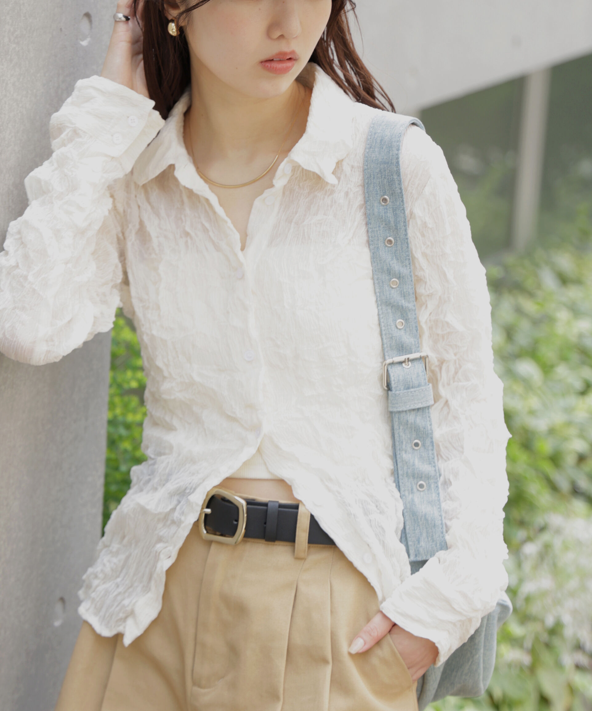  「シアースリムシャツ」|シャツ・ブラウス|