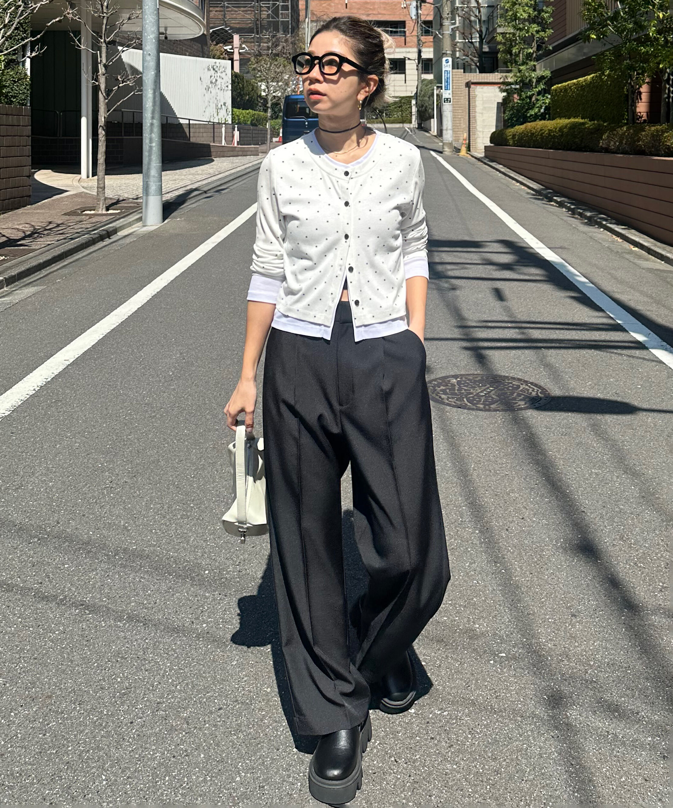  「ﾜﾝﾀｯｸﾜｲﾄﾞﾊﾟﾝﾂ[切らずに履ける身長別ｻｲｽﾞ/低身長/高身 」|その他|