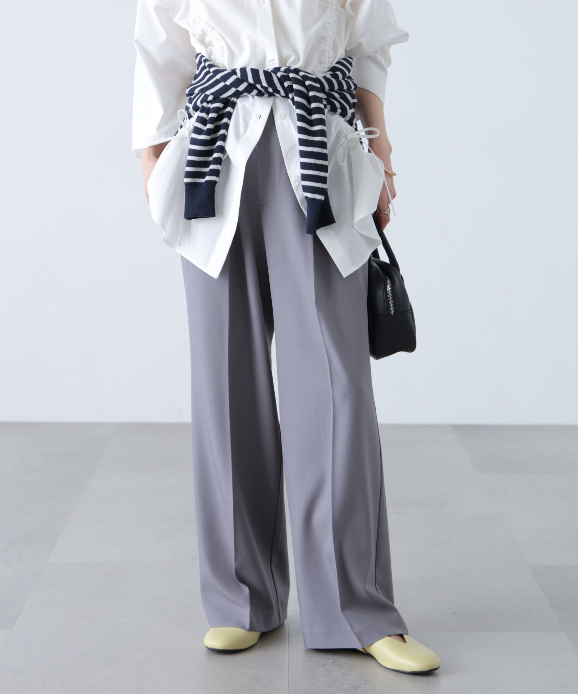  「ﾜﾝﾀｯｸﾜｲﾄﾞﾊﾟﾝﾂ[切らずに履ける身長別ｻｲｽﾞ/低身長/高身 」|その他|