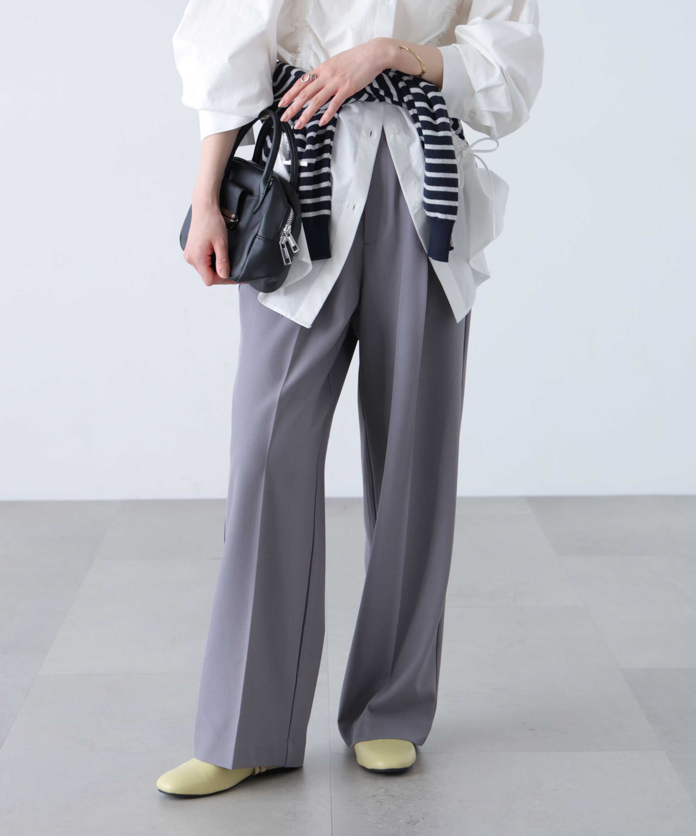  「ﾜﾝﾀｯｸﾜｲﾄﾞﾊﾟﾝﾂ[切らずに履ける身長別ｻｲｽﾞ/低身長/高身 」|その他|