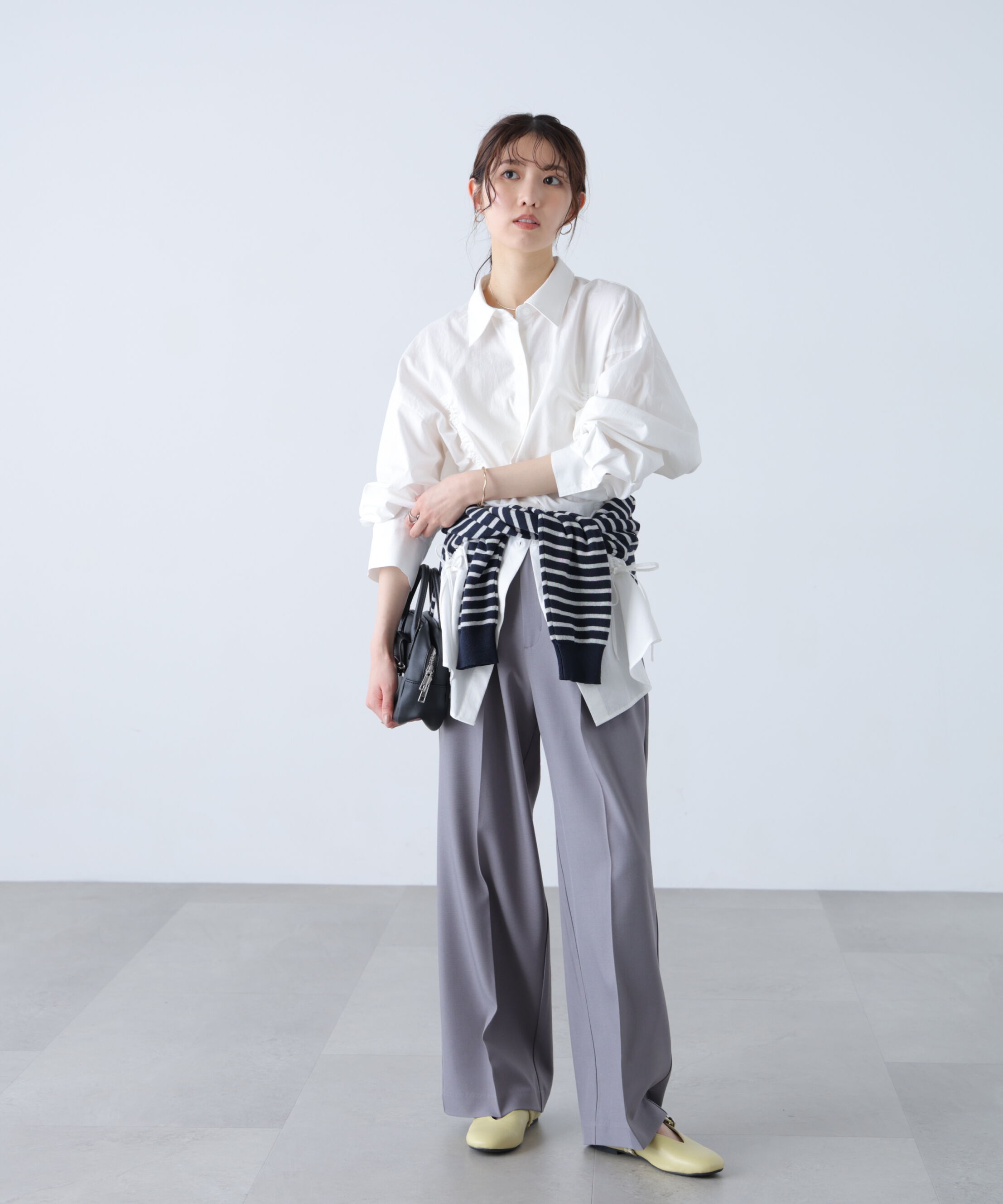  「ﾜﾝﾀｯｸﾜｲﾄﾞﾊﾟﾝﾂ[切らずに履ける身長別ｻｲｽﾞ/低身長/高身 」|その他|