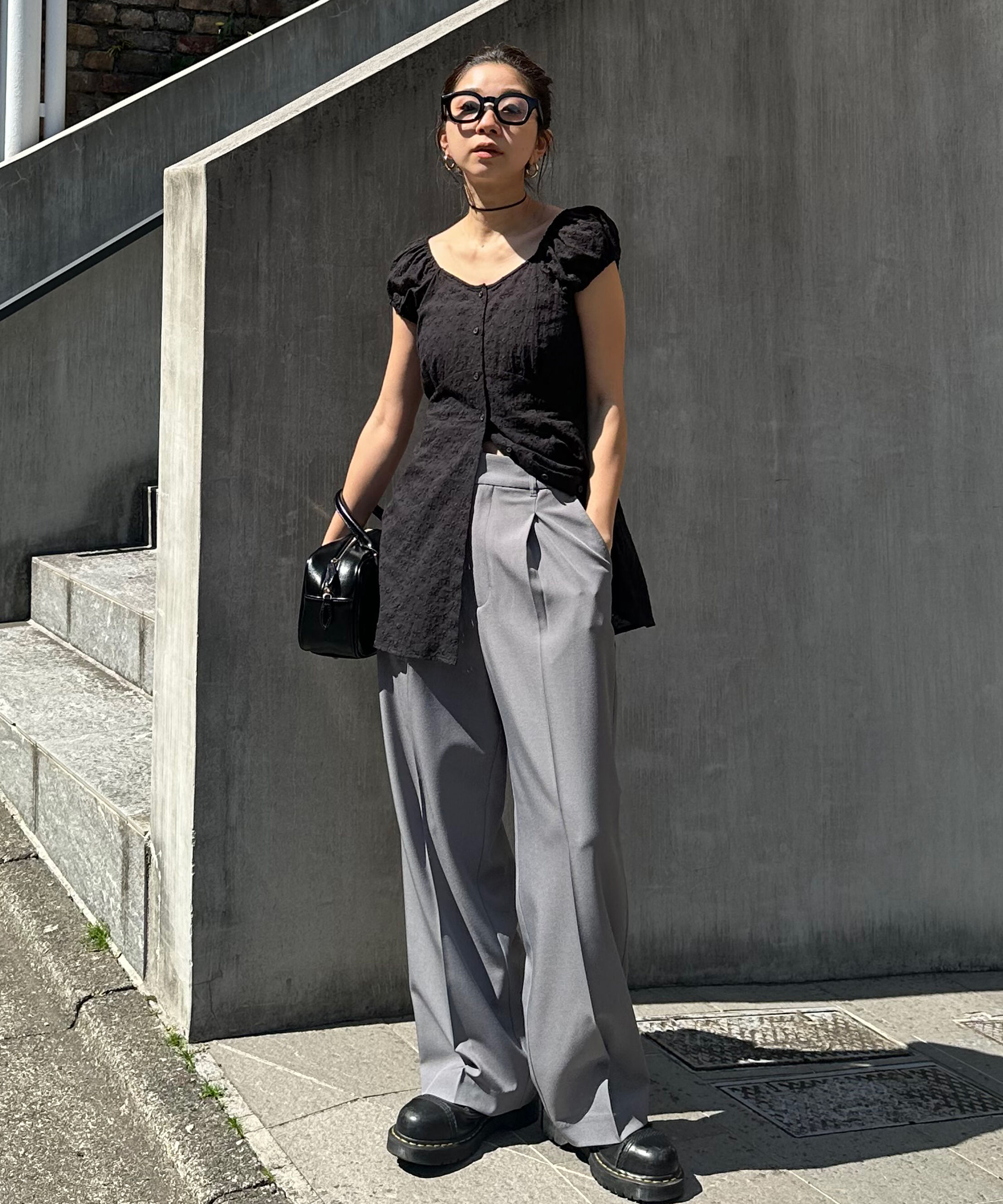  「ﾜﾝﾀｯｸﾜｲﾄﾞﾊﾟﾝﾂ[切らずに履ける身長別ｻｲｽﾞ/低身長/高身 」|その他|