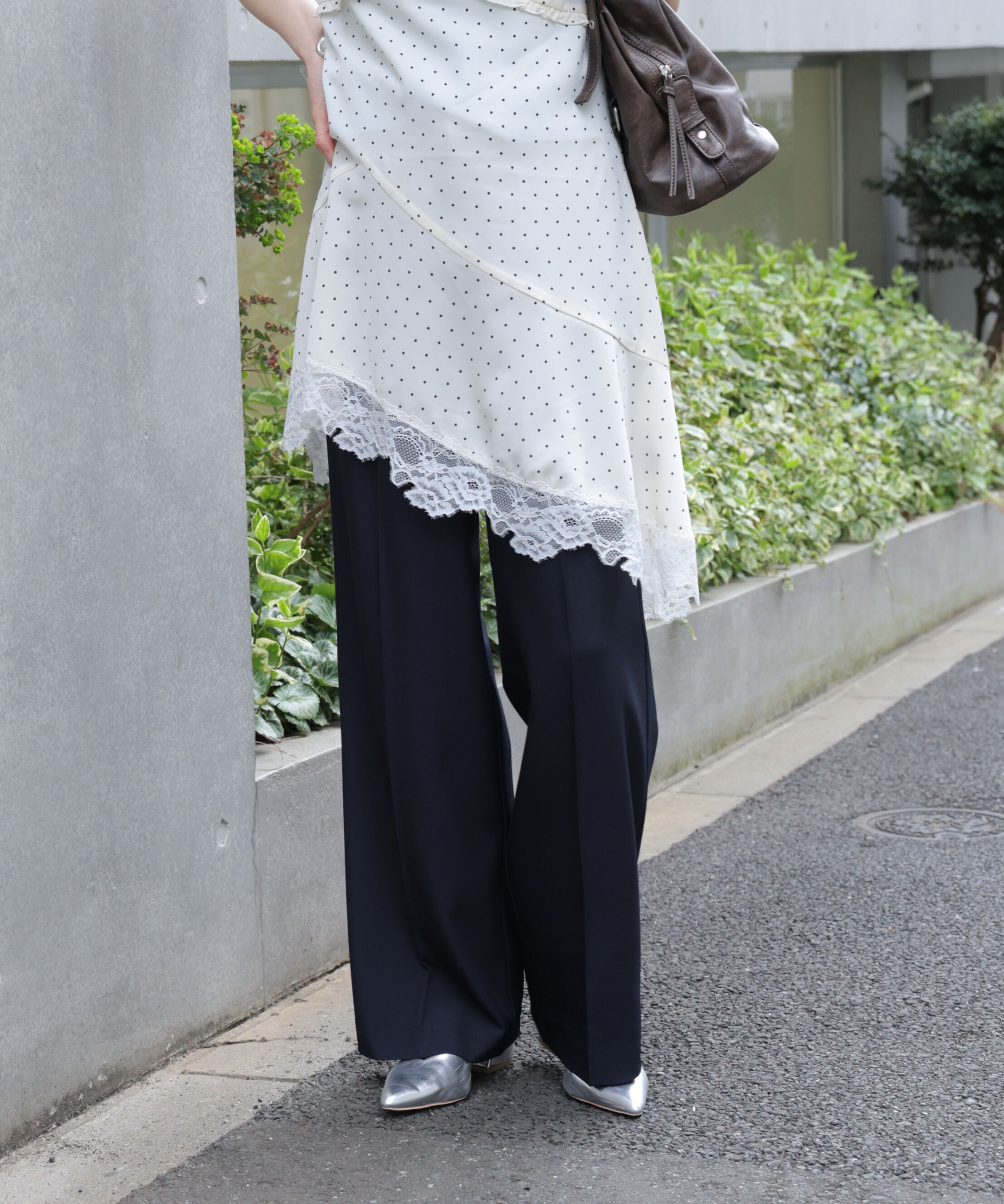  「ﾜﾝﾀｯｸﾜｲﾄﾞﾊﾟﾝﾂ[切らずに履ける身長別ｻｲｽﾞ/低身長/高身 」|その他|