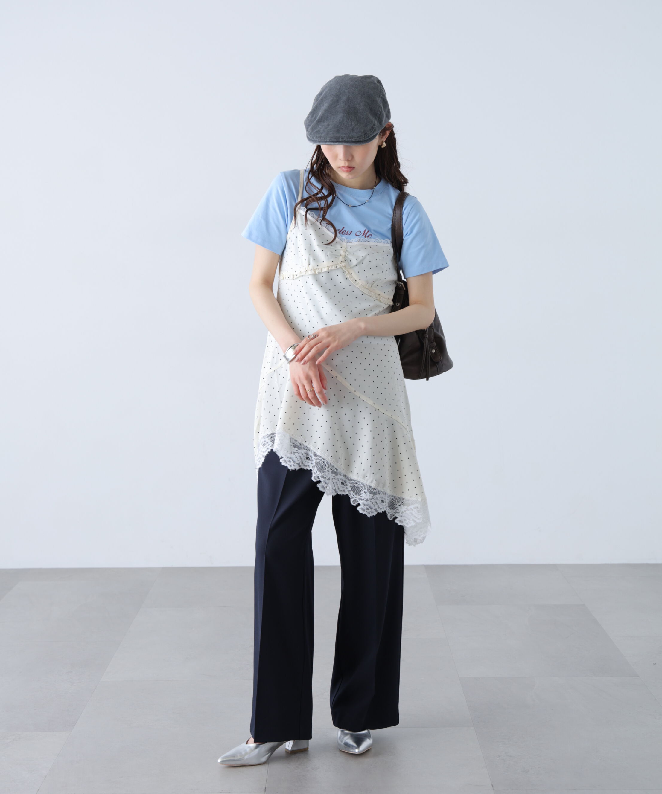  「ﾜﾝﾀｯｸﾜｲﾄﾞﾊﾟﾝﾂ[切らずに履ける身長別ｻｲｽﾞ/低身長/高身 」|その他|