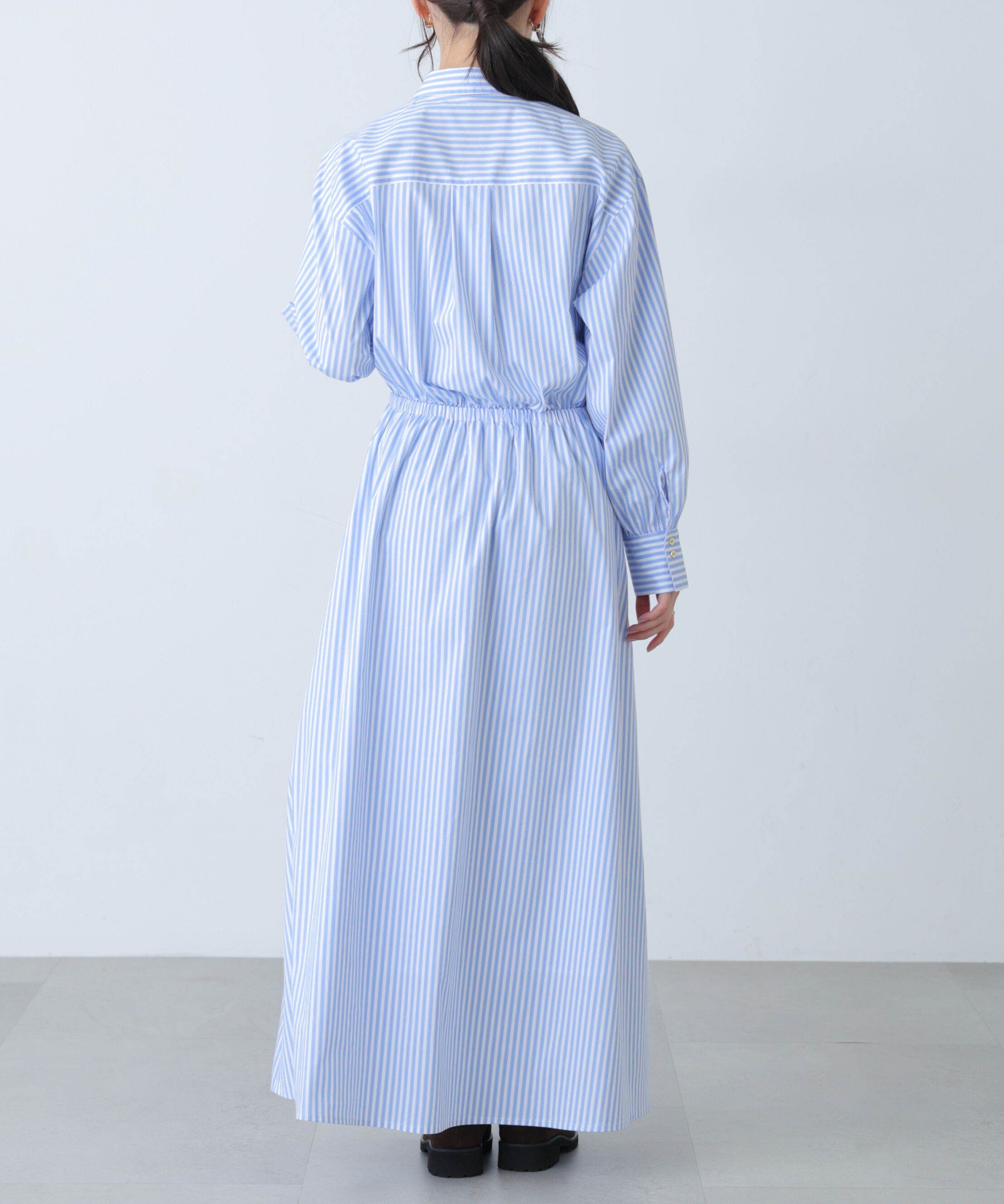  「ロングシャツワンピース」|ワンピース|