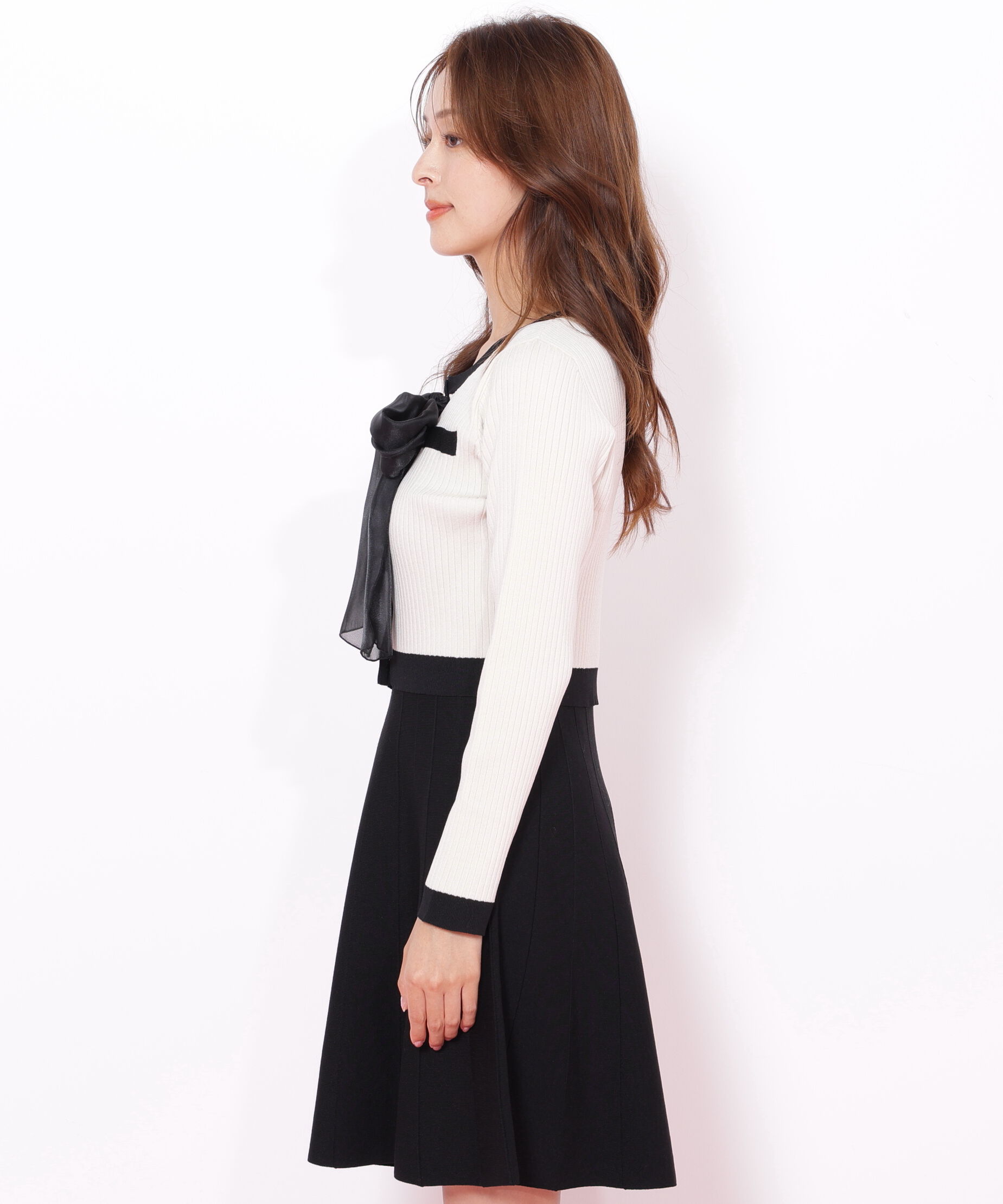  「ビッグリボンニットアップ」|ワンピース|