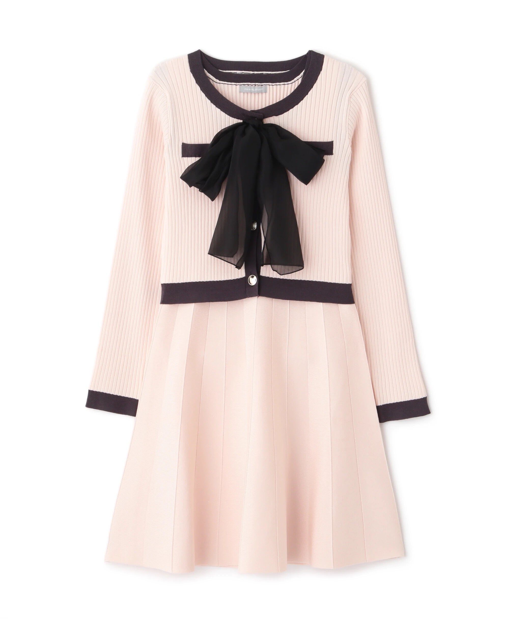  「ビッグリボンニットアップ」|ワンピース|