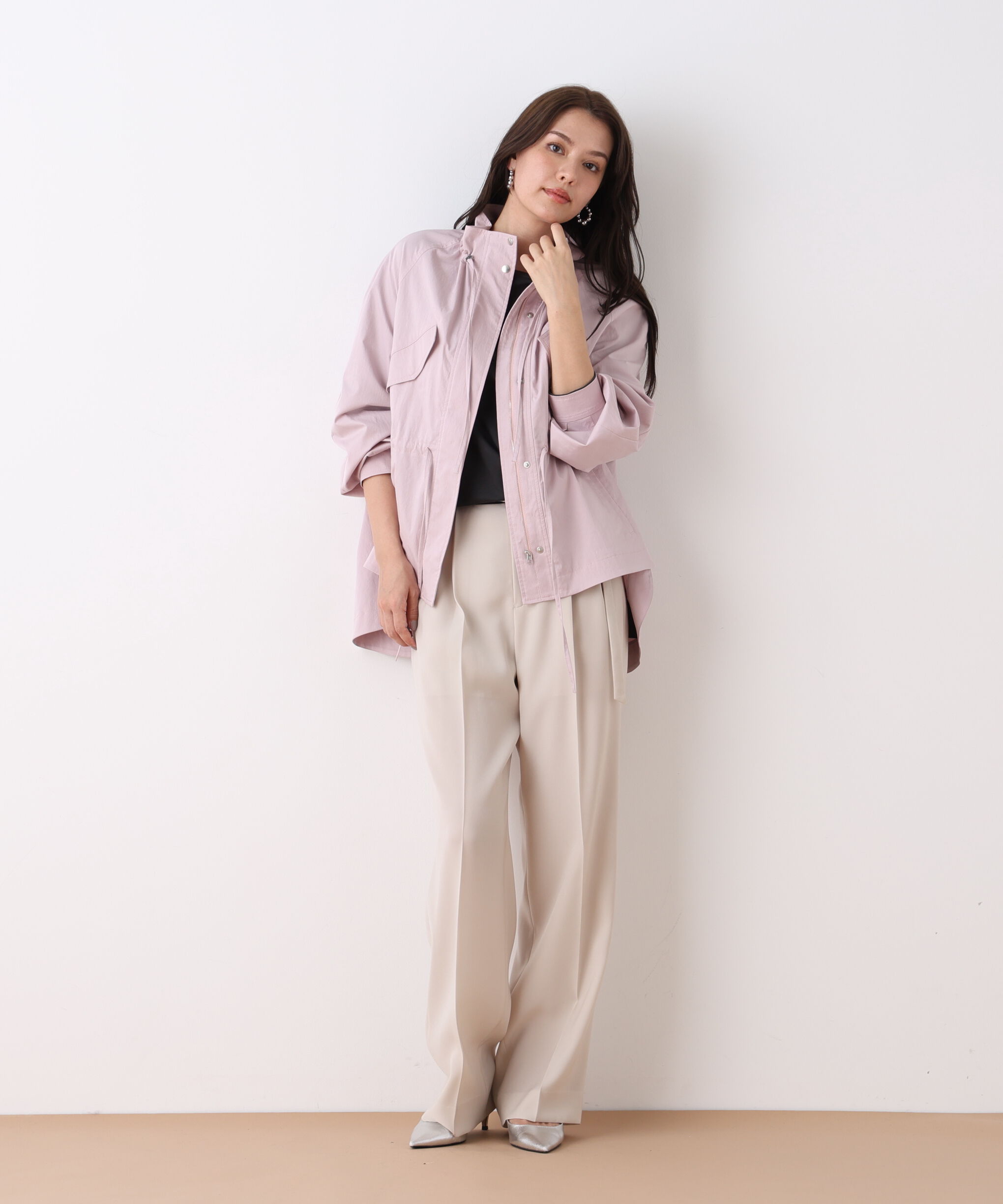  「［WEB限定カラー］ストレッチツイルマウンテンパーカー」|ブルゾン・スタジャン|