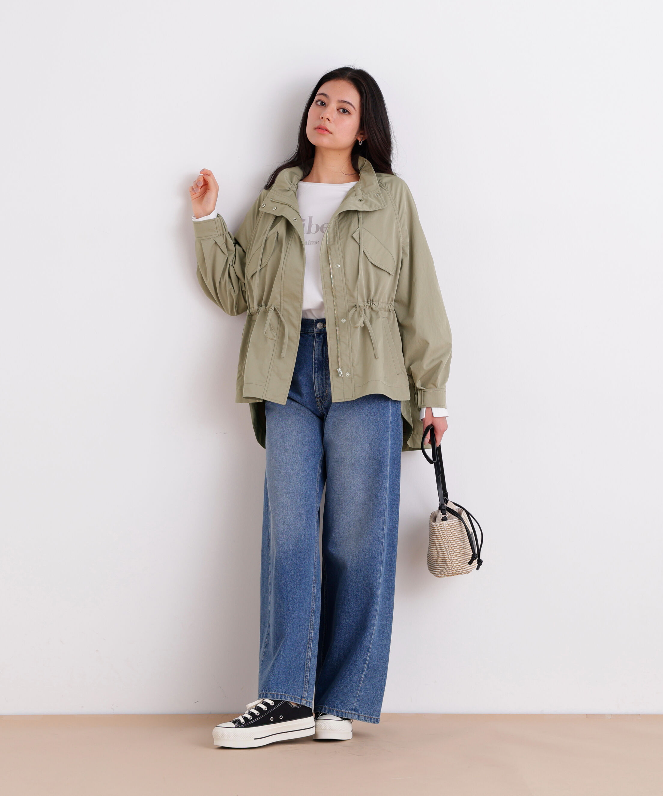  「［WEB限定カラー］ストレッチツイルマウンテンパーカー」|ブルゾン・スタジャン|