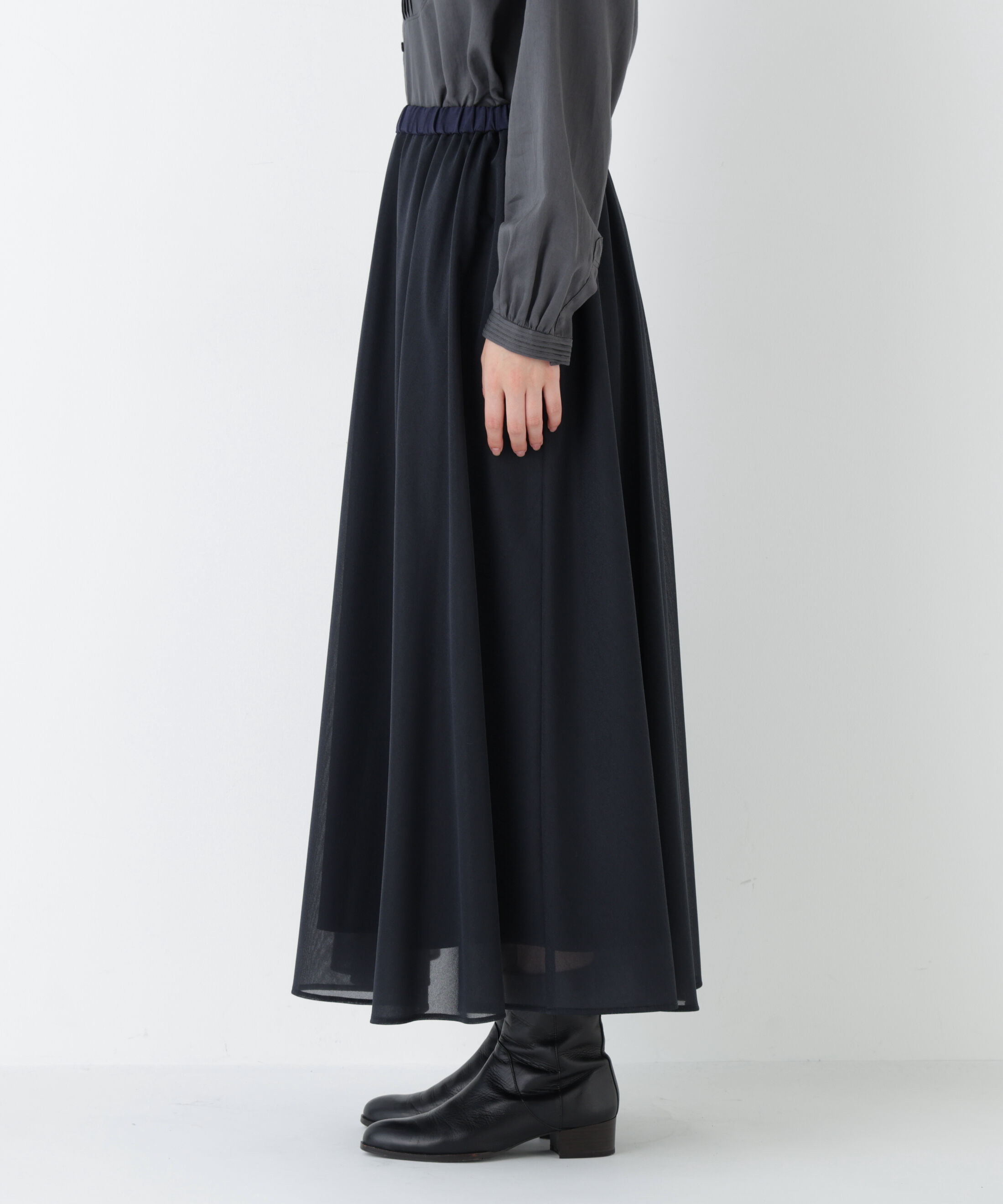  「◆オーガンジートリコットギャザースカート」|スカート|