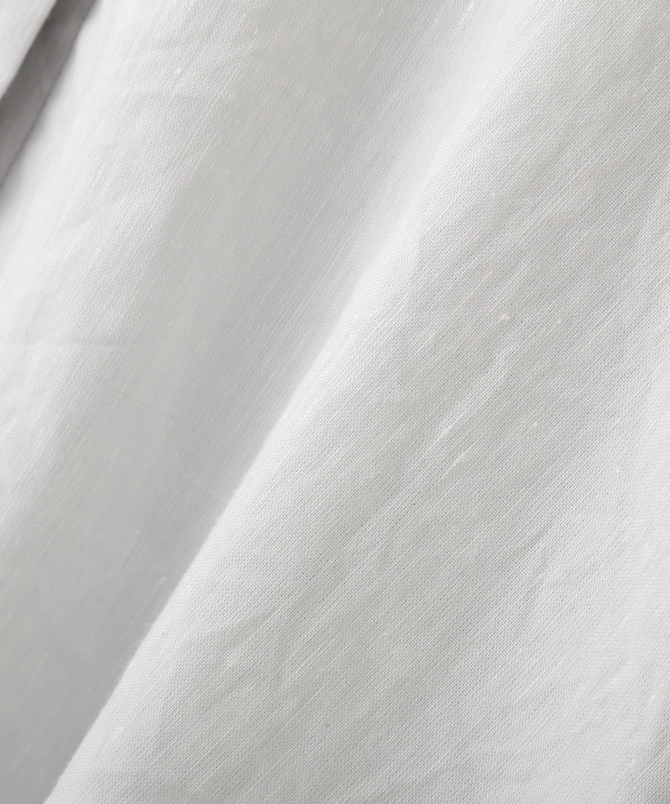  「リネンコットンシャンブレータックスリーブブラウス」|シャツ・ブラウス|