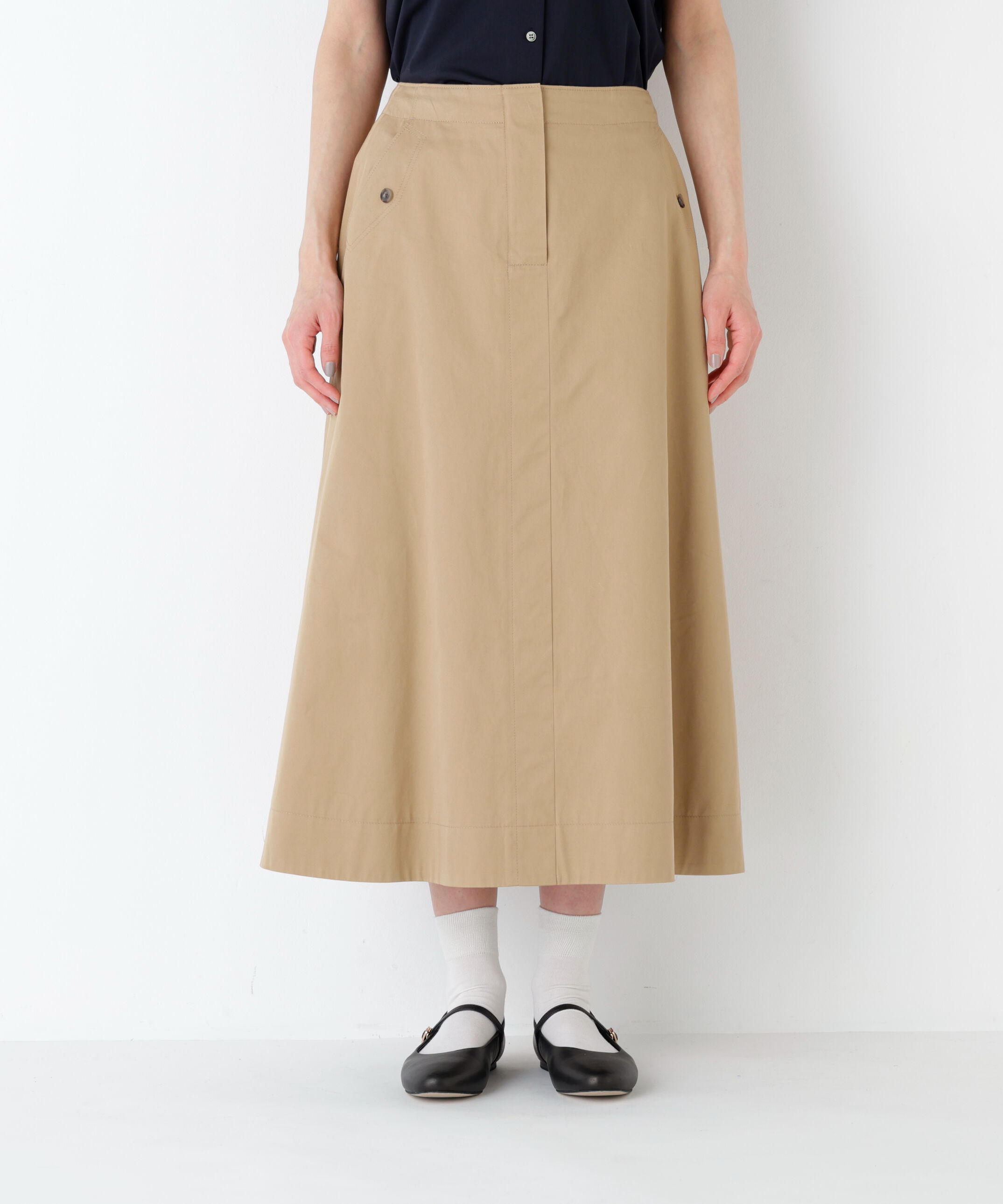  「ライトチノフレアスカート」|スカート|