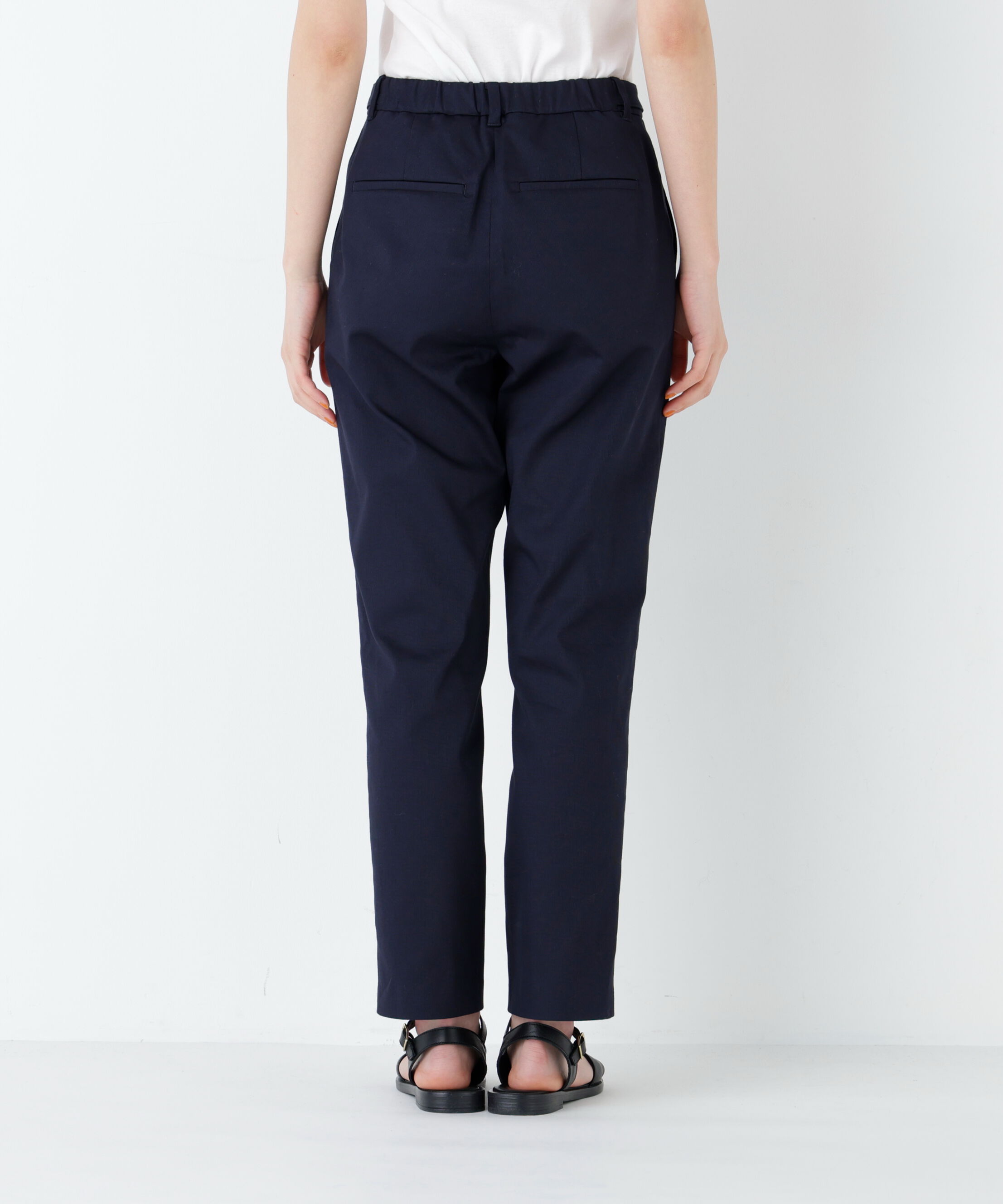  「ピケストレッチ細身ストレートパンツ」|その他|