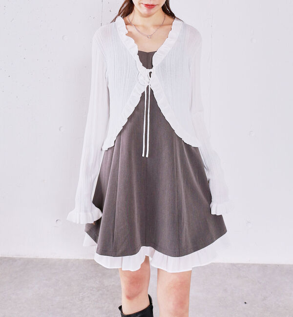 archives「裾レイヤードミニキャミワンピース」|ワンピース|