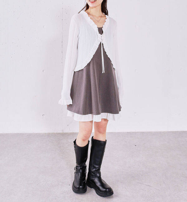 archives「裾レイヤードミニキャミワンピース」|ワンピース|