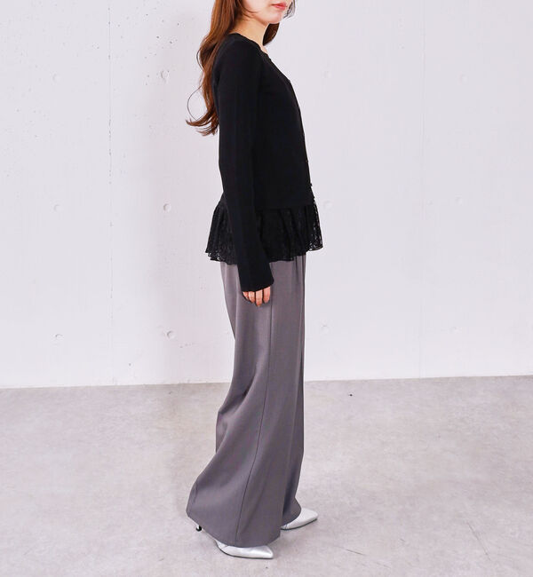 archives「レイヤードレースＴＯＰＳ&times;ニットカーディガンＳＥＴ」|カーディガン|