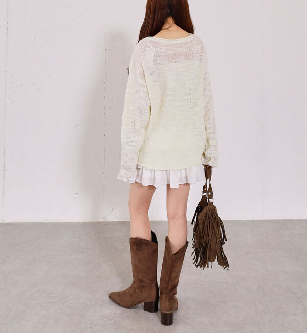 archives「ドロストスラブニットプルオーバー」|ニット・セーター|