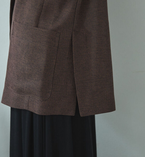Doux archives「カラミツイードメッシュジャケット」|テーラードジャケット|