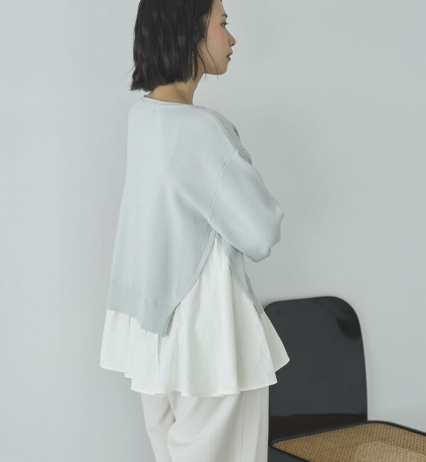 Doux archives「レイヤード風ニット」|ニット・セーター|