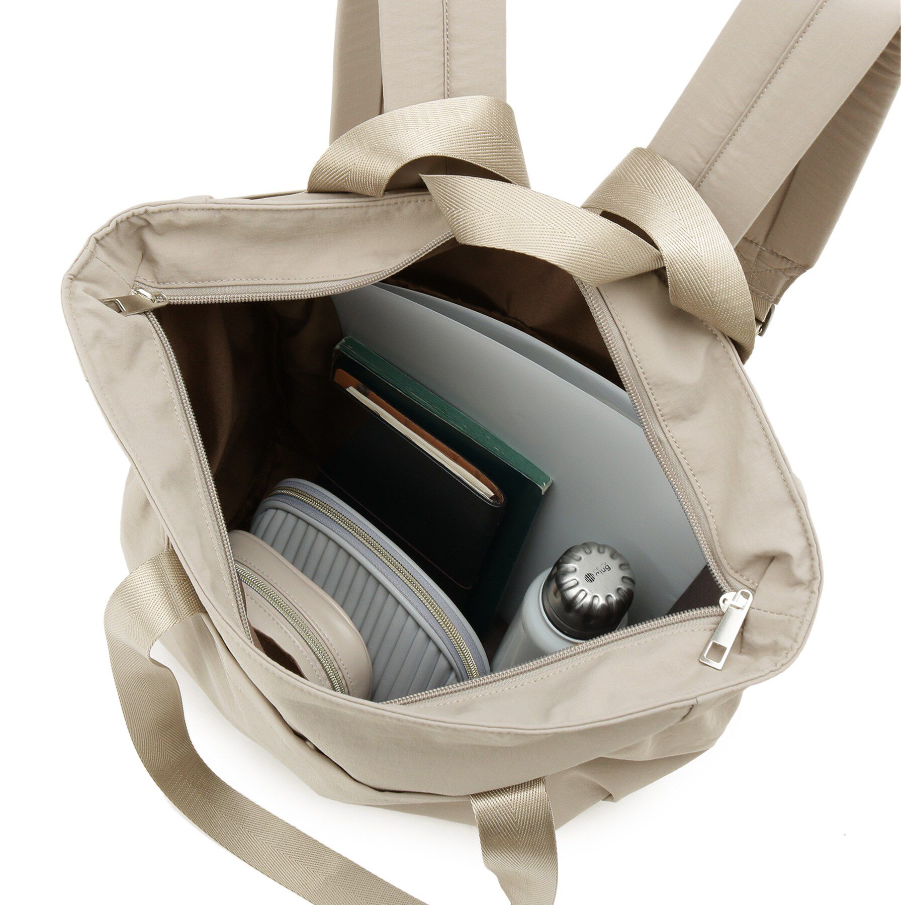 SHOO･LA･RUE「【撥水/2WAY/キャリーオン】トートにもなる スクエアリュック」|リュック|