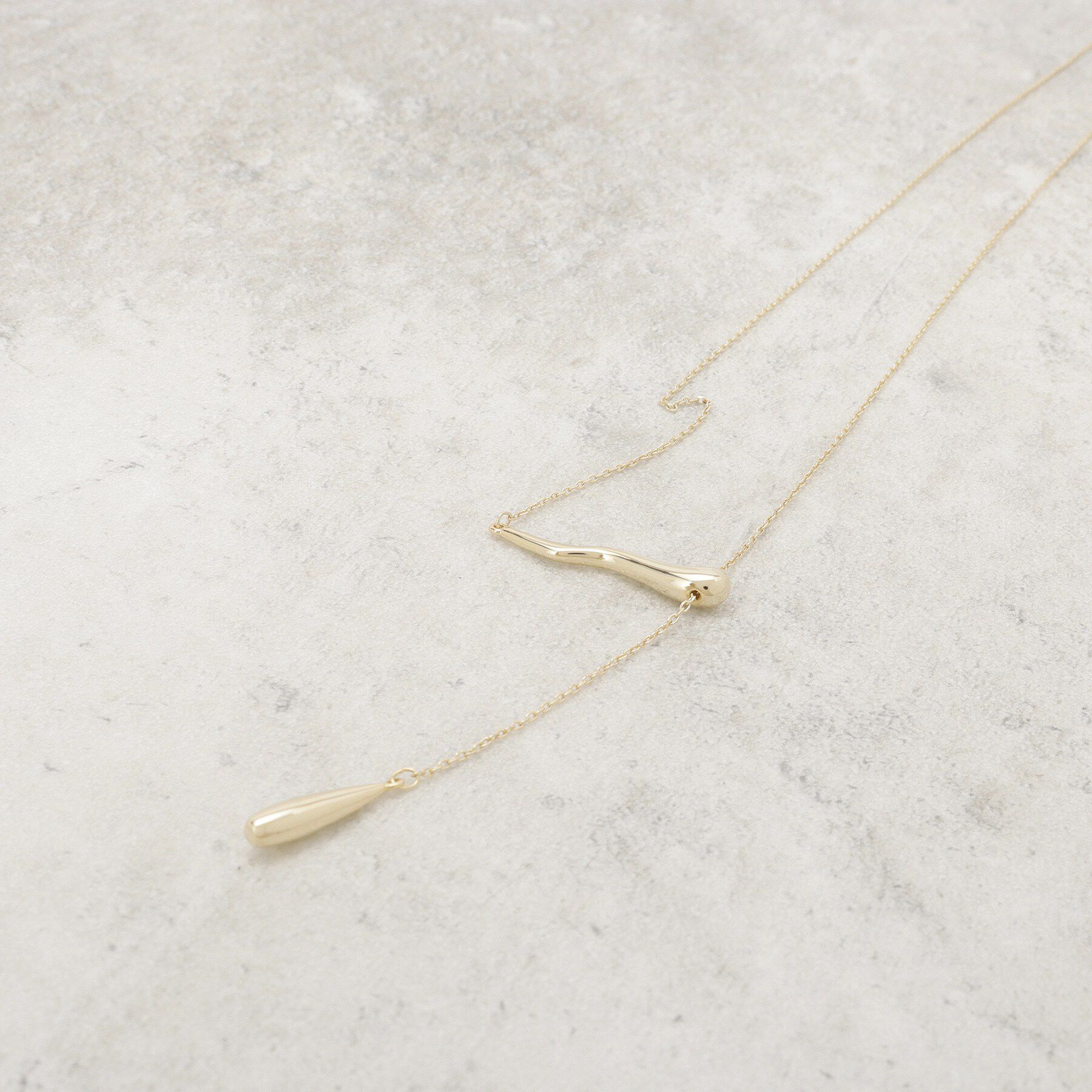 Dessin「ミニマルYラインネックレス」|ネックレス|