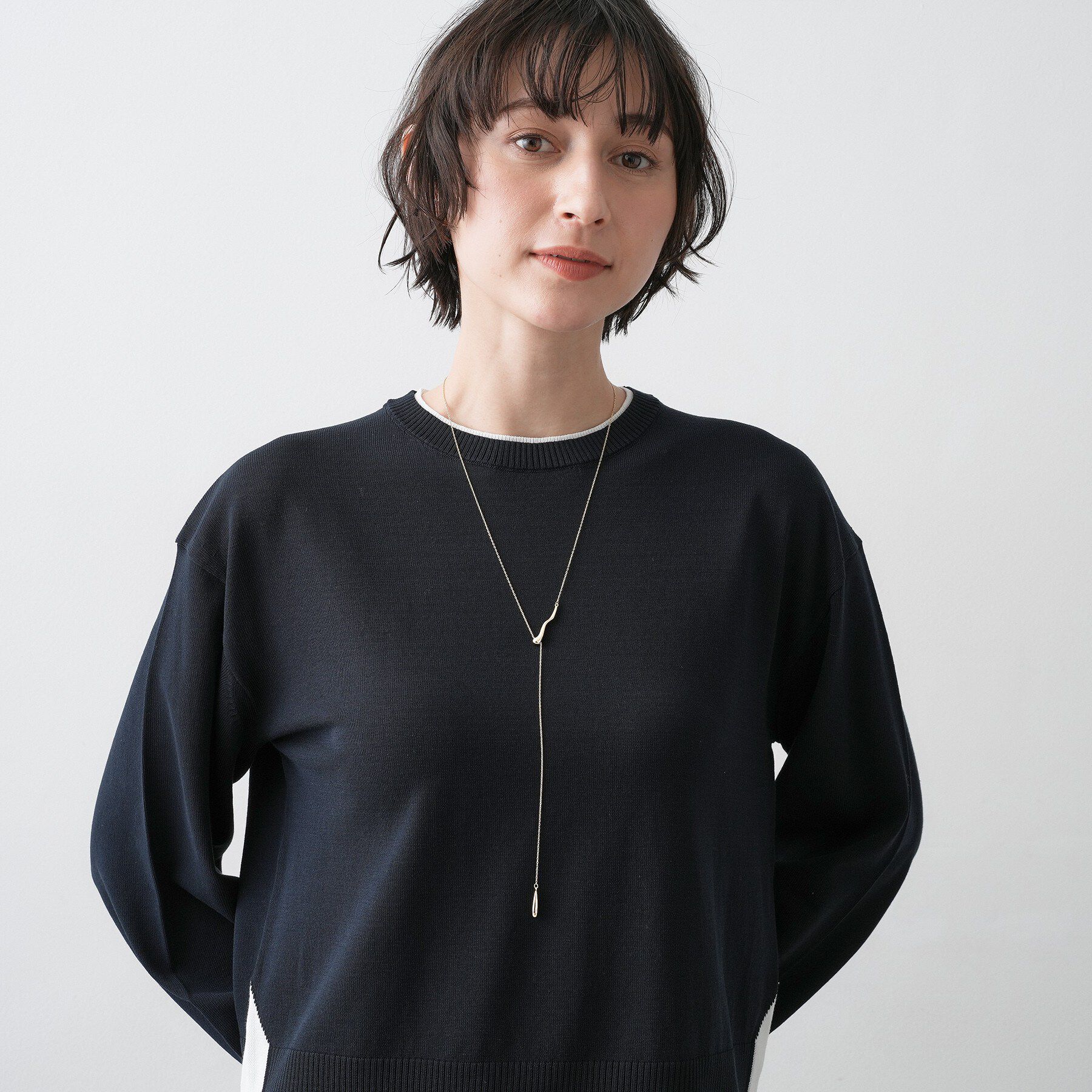 Dessin「ミニマルYラインネックレス」|ネックレス|