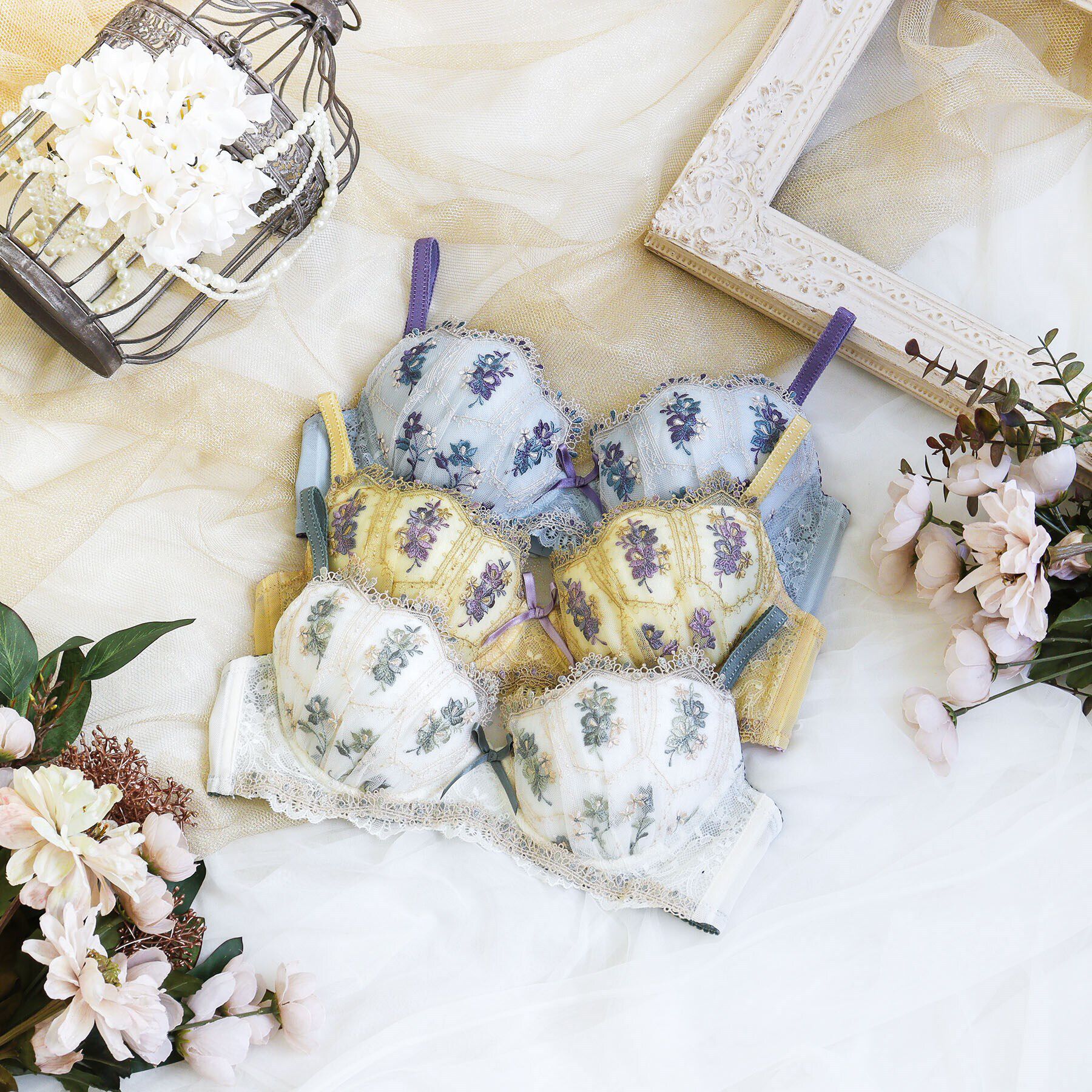 Risa Magli「シーラ ブラジャー（E-F）＜スウィートリッチ＞」|インナー|