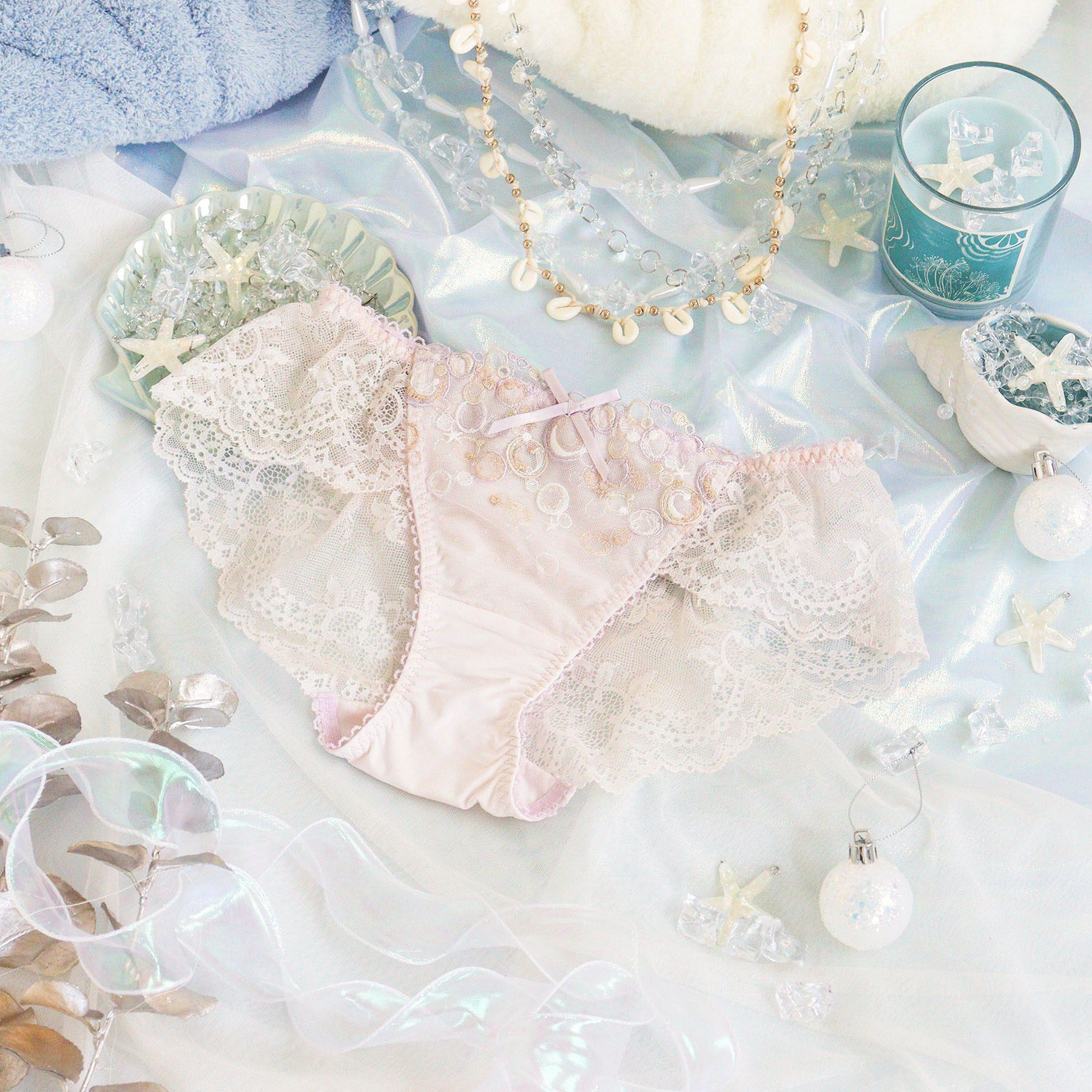 Risa Magli「アンチェ レースショーツ」|インナー|ピンク(071)