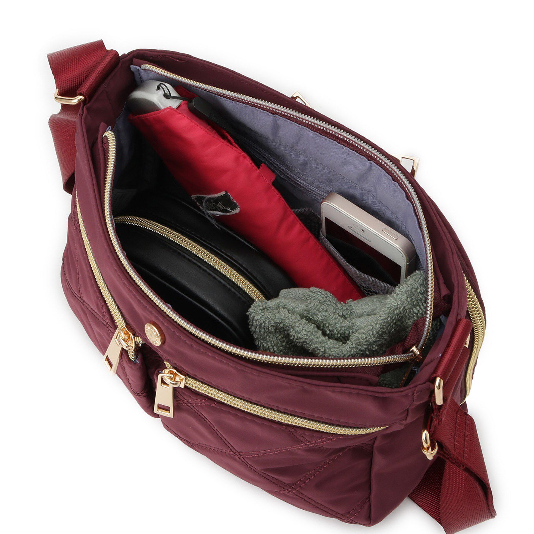 ITS&rsquo;DEMO「【10ポケット】収納アドバイザーキルトミニショルダー」|ショルダー・メッセンジャー|