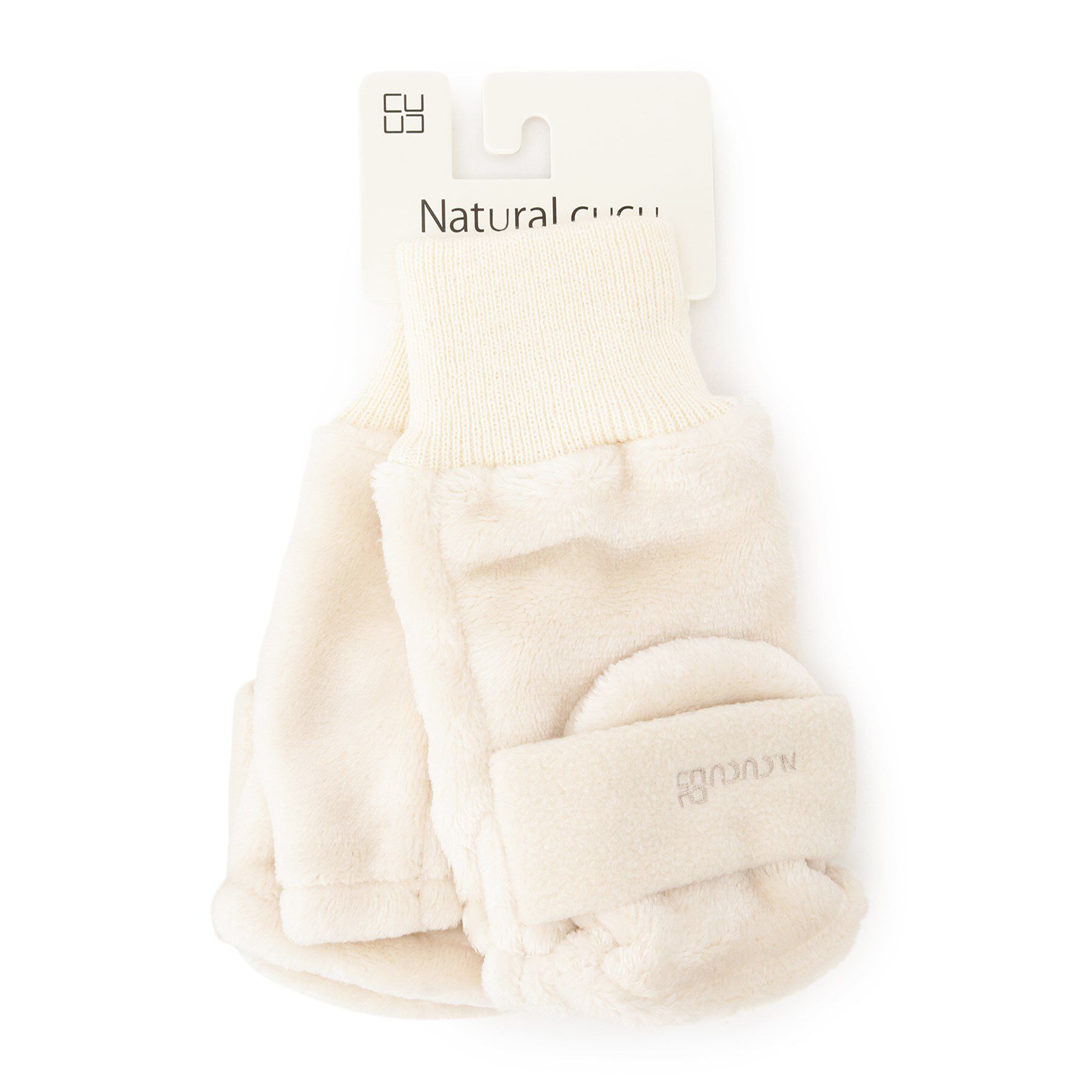 ITS&rsquo;DEMO「【手洗い可】ボアかぶせミトン」|手袋|ベージュ(052)