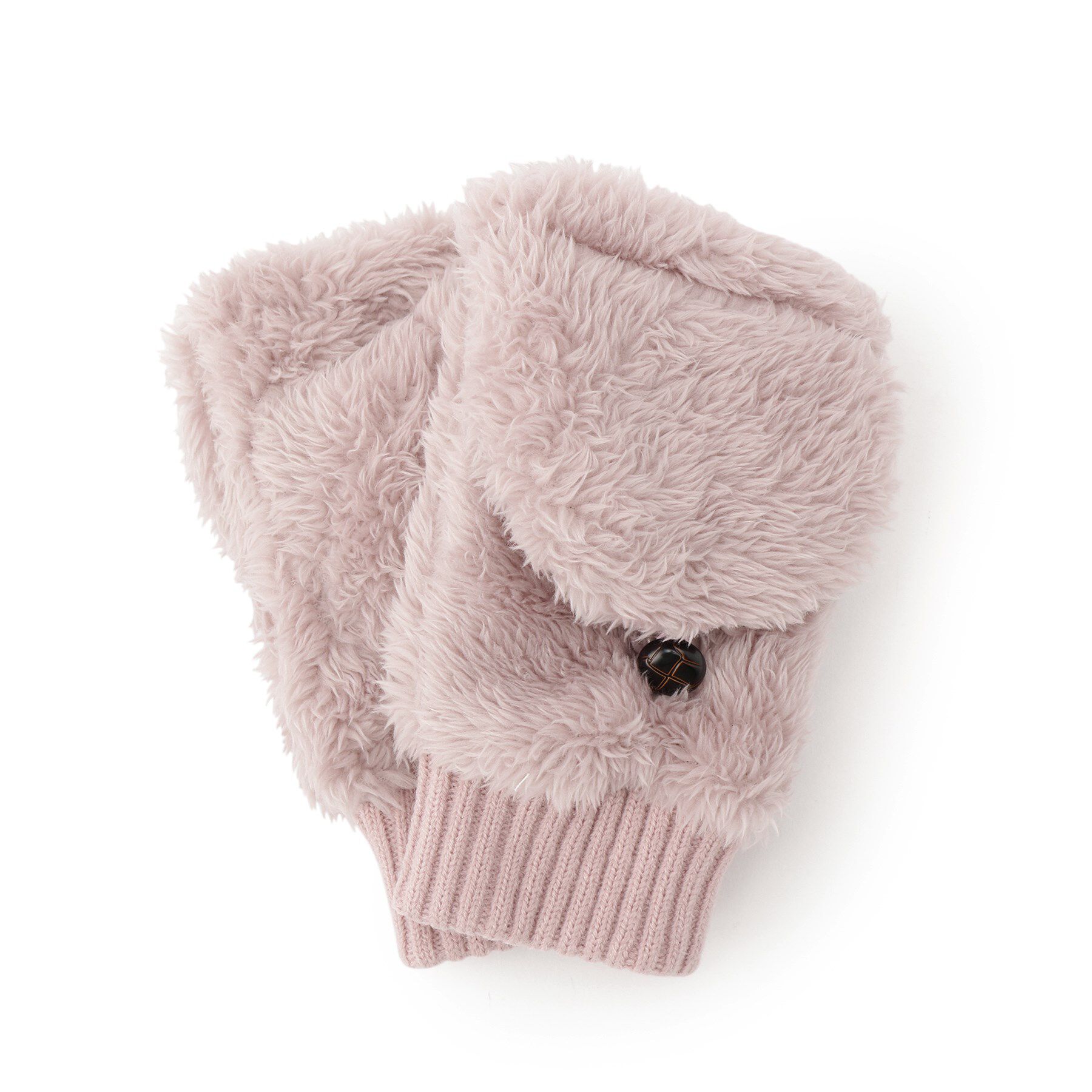 ITS&rsquo;DEMO「【手洗い可】ボアフード付きミトン」|手袋|