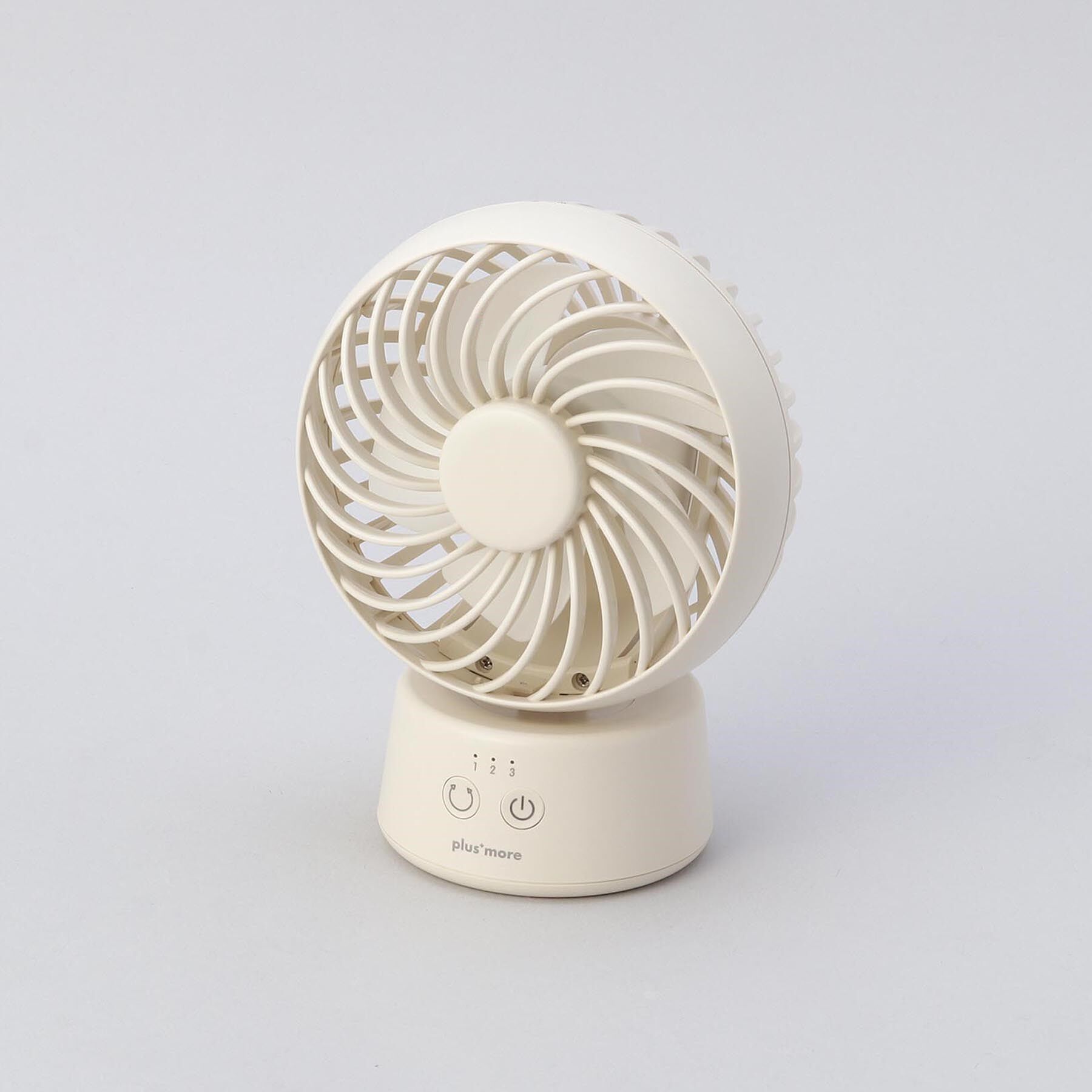 212 KITCHEN STORE「ラウンドミニデスクファン 首振り機能付 WH」|その他|