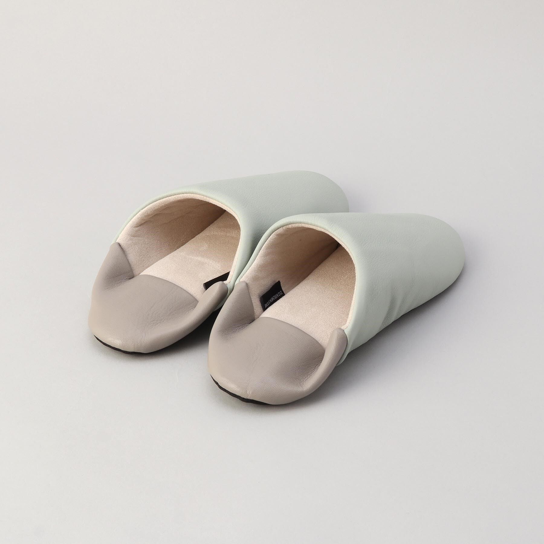 212 KITCHEN STORE「バイカラー バブーシュ M LGR ＜212Kオリジナル ＞」|ルームシューズ|