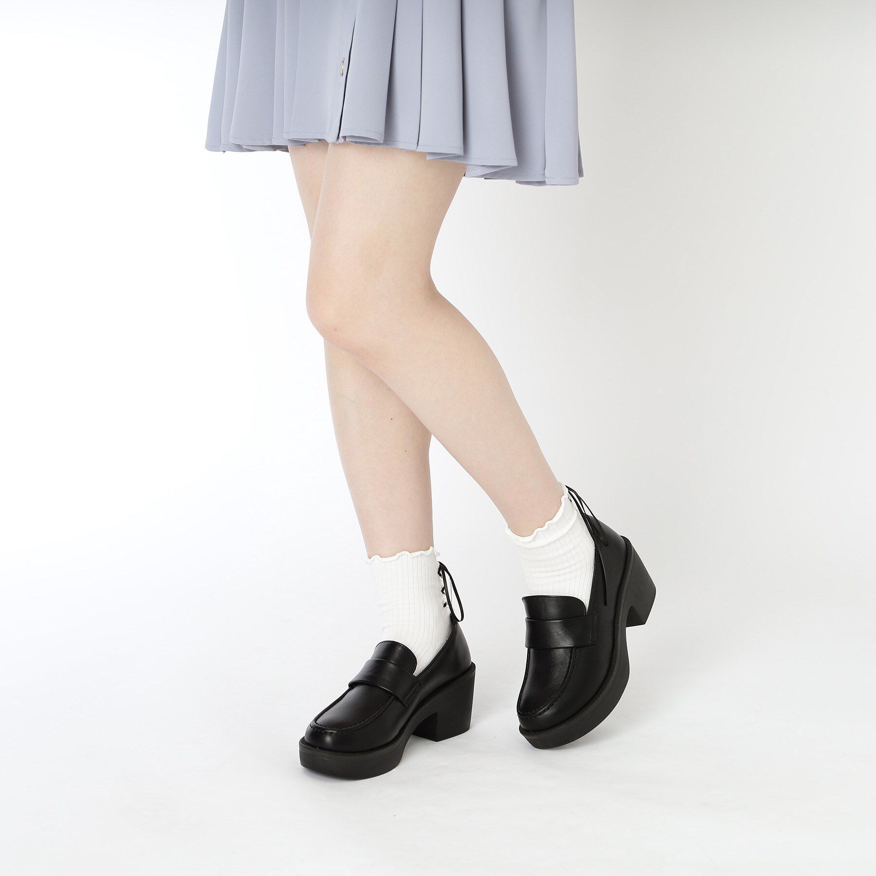 csT&P「2WAYガーリーリボンボリュームローファー」|パンプス|