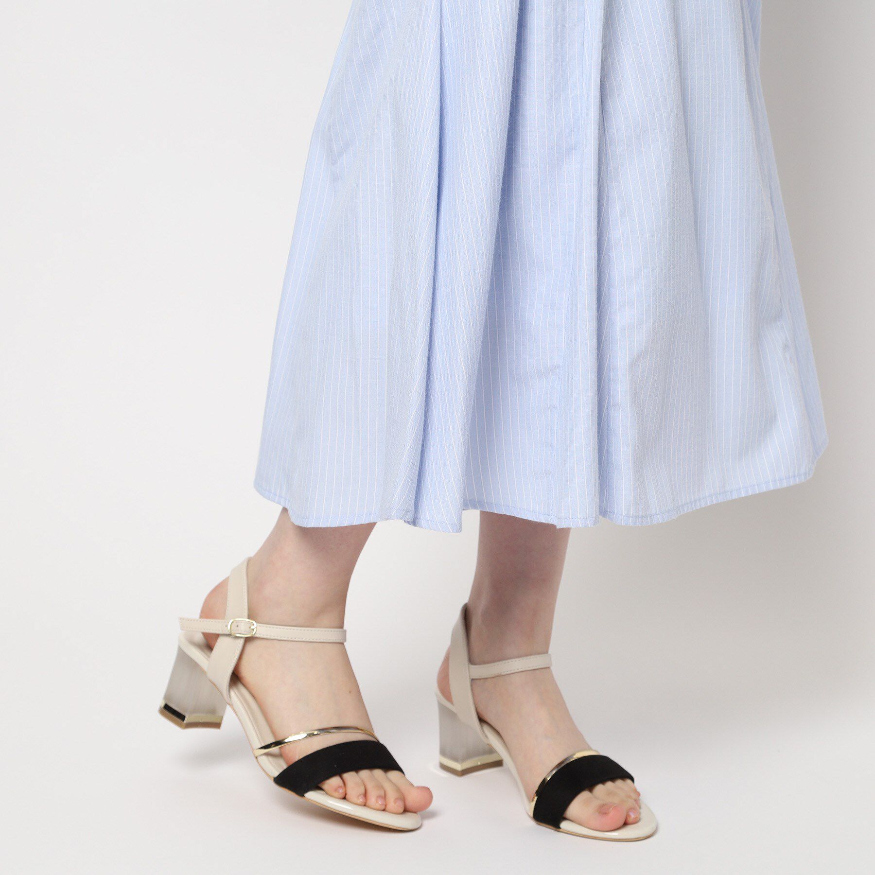 ESPERANZA「カラーヒールサンダル」|サンダル|