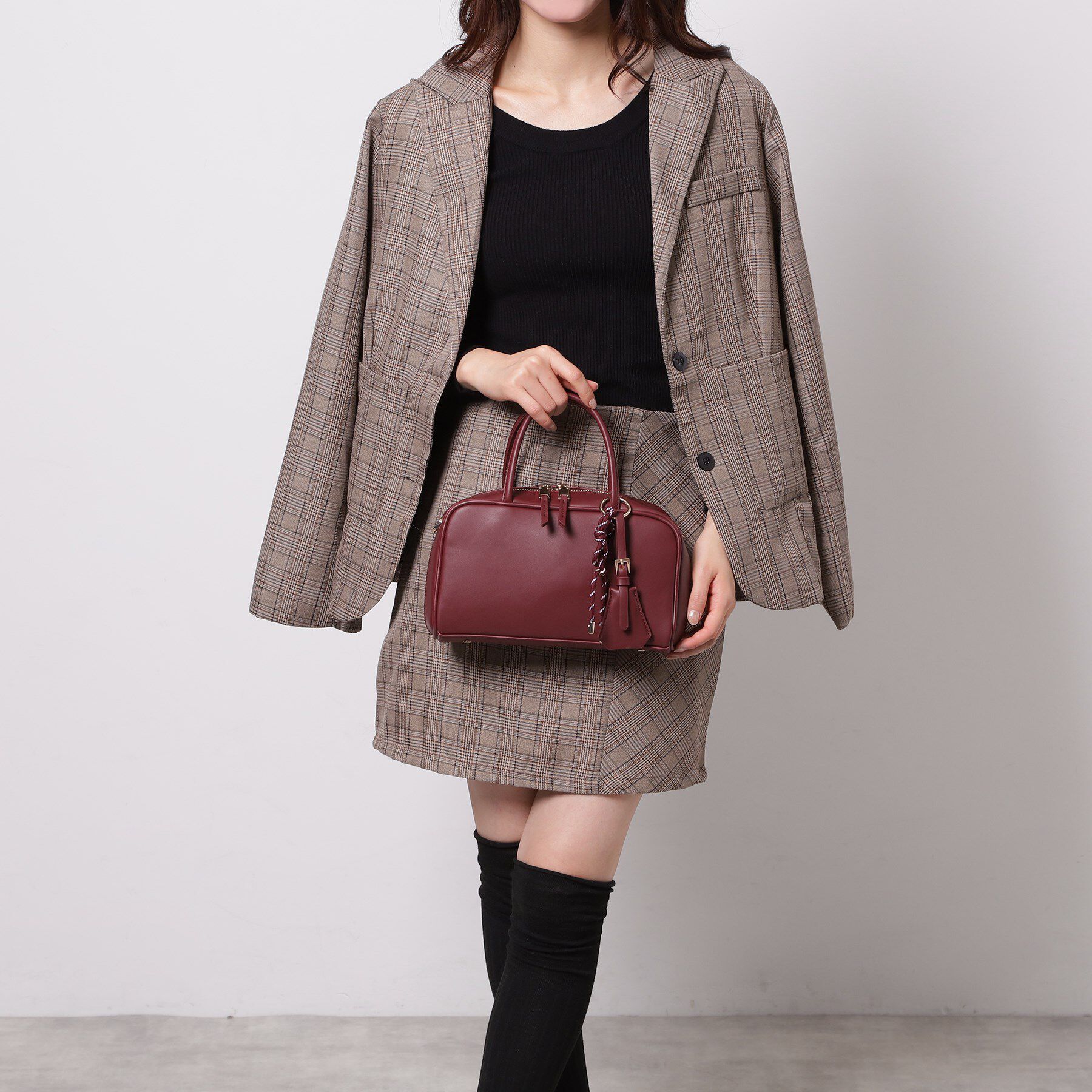 ESPERANZA「チャーム付横長ボストンバッグ」|ボストンバッグ|