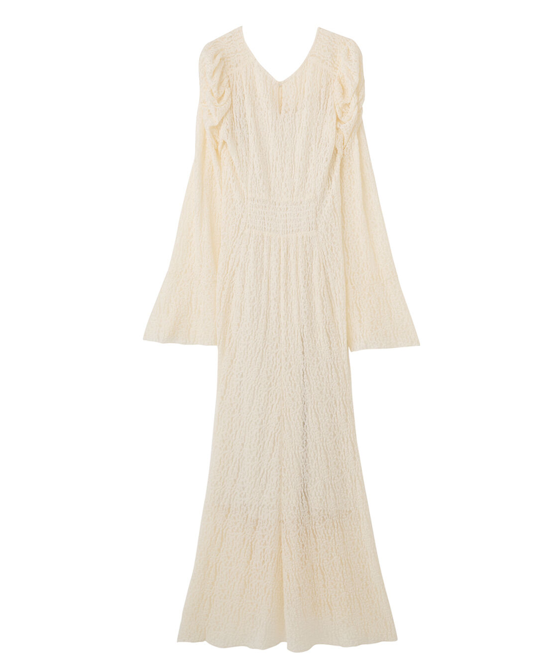 COCO DEAL「ストレッチレースギャザーワンピース」|ワンピース|