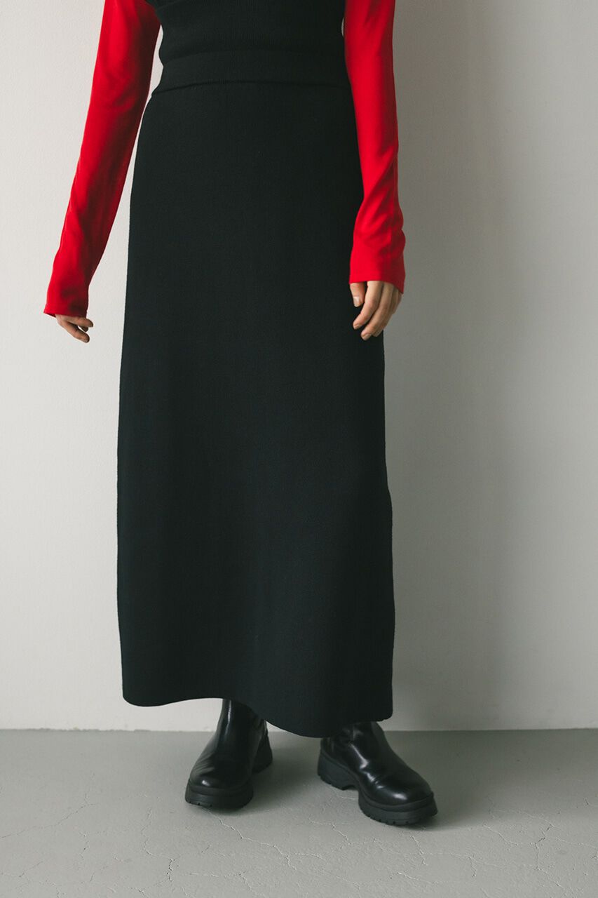 STYLEMIXER「ハイウエストサスペンダーニットスカート」|その他|