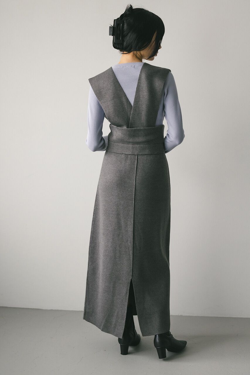 STYLEMIXER「ハイウエストサスペンダーニットスカート」|その他|