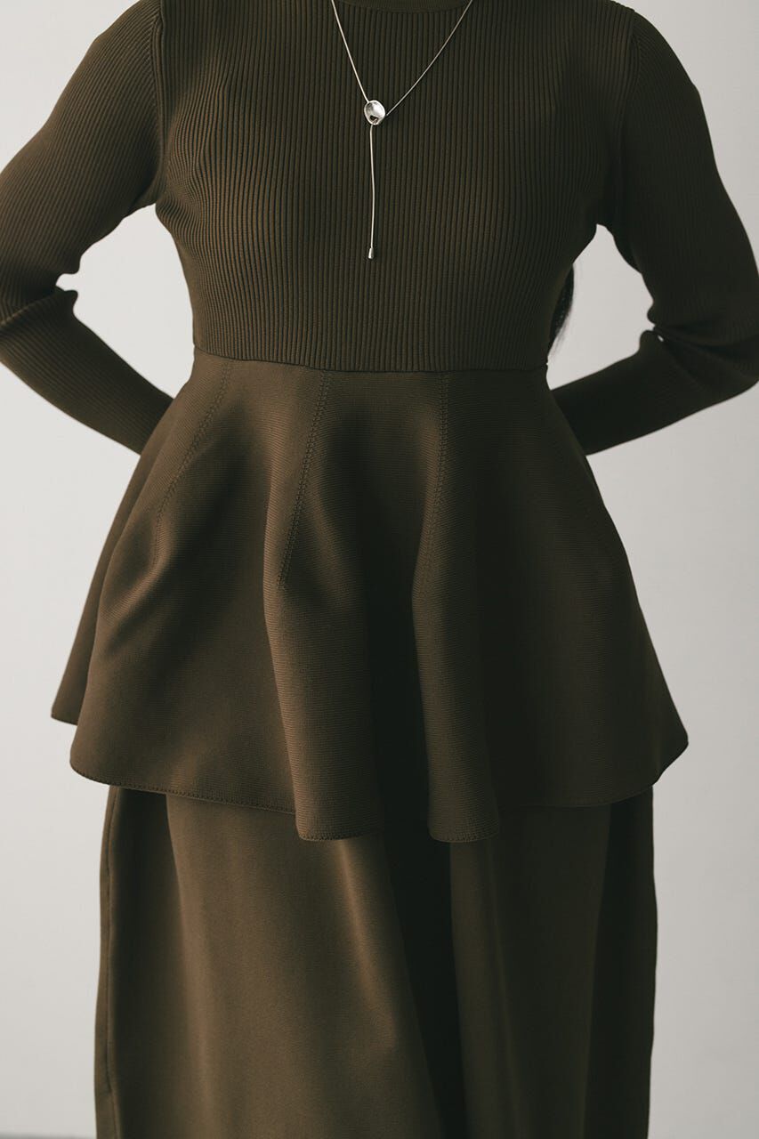 STYLEMIXER「ドッキングフォルムニットワンピース」|ワンピース|