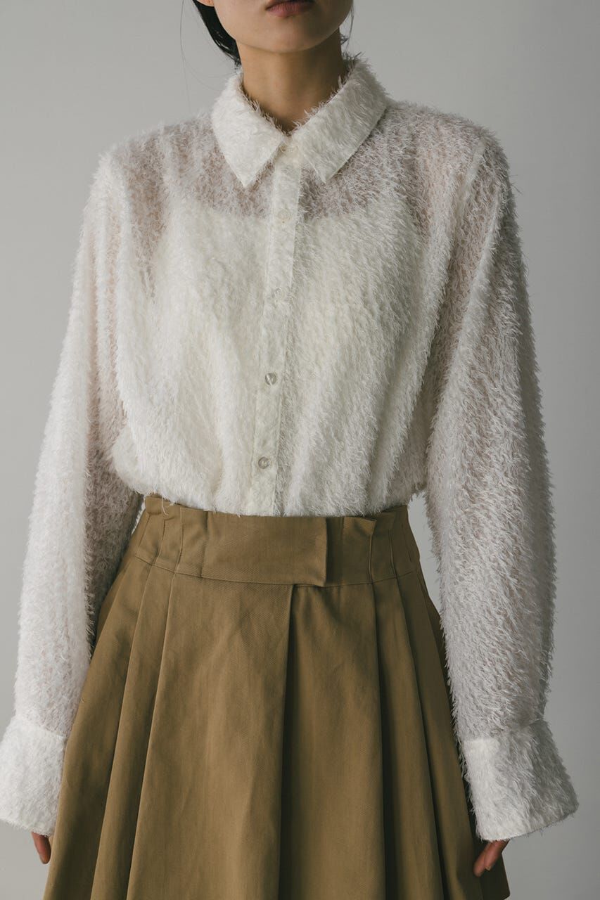 STYLEMIXER「フリンジフェザーシャツ」|シャツ・ブラウス|