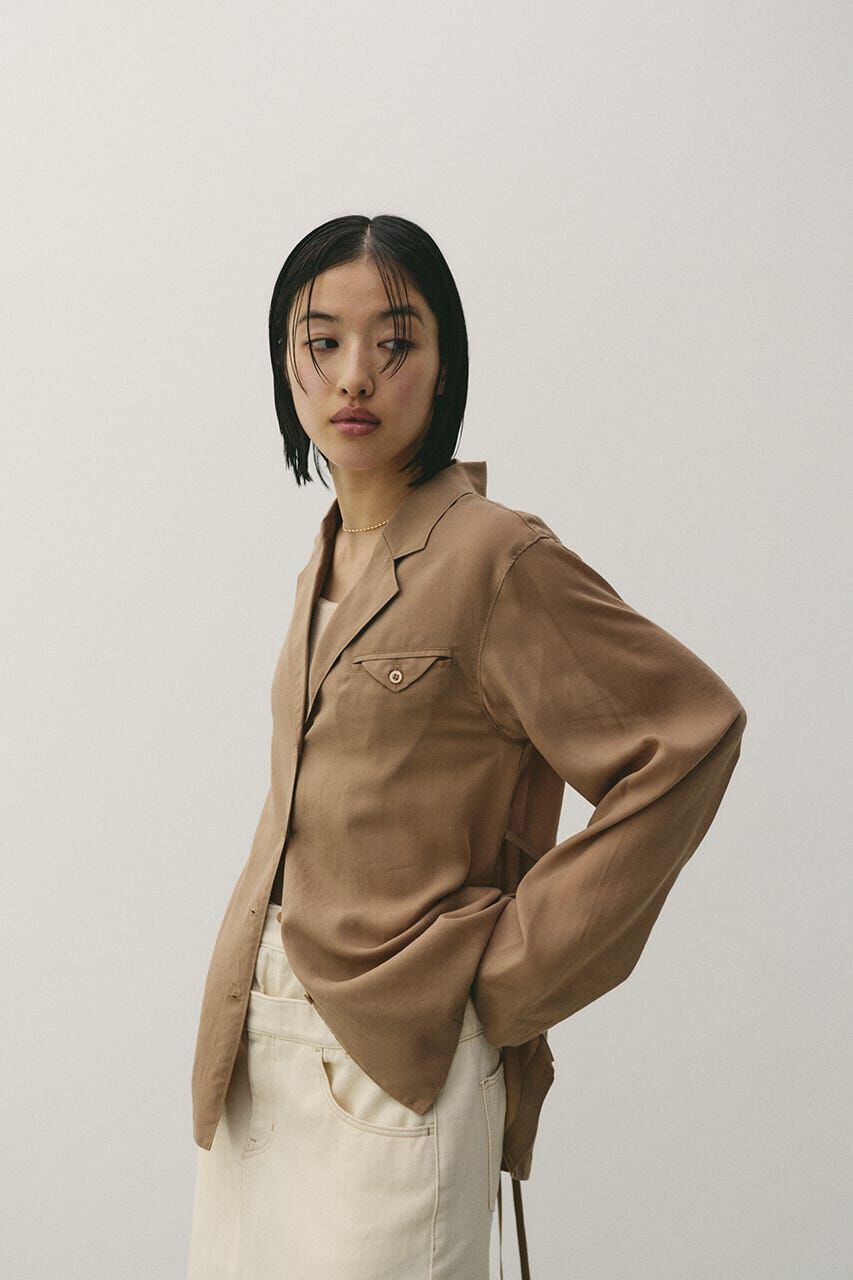 STYLEMIXER「テーラーカラーオープンシャツ」|シャツ・ブラウス|