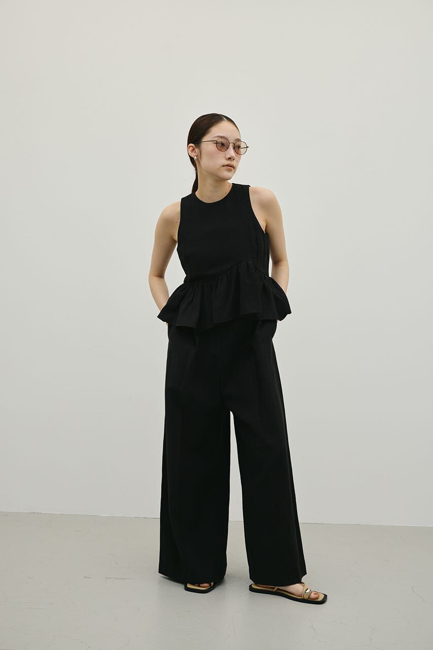 STYLEMIXER「リネンミックスフリルオールインワン」|その他|