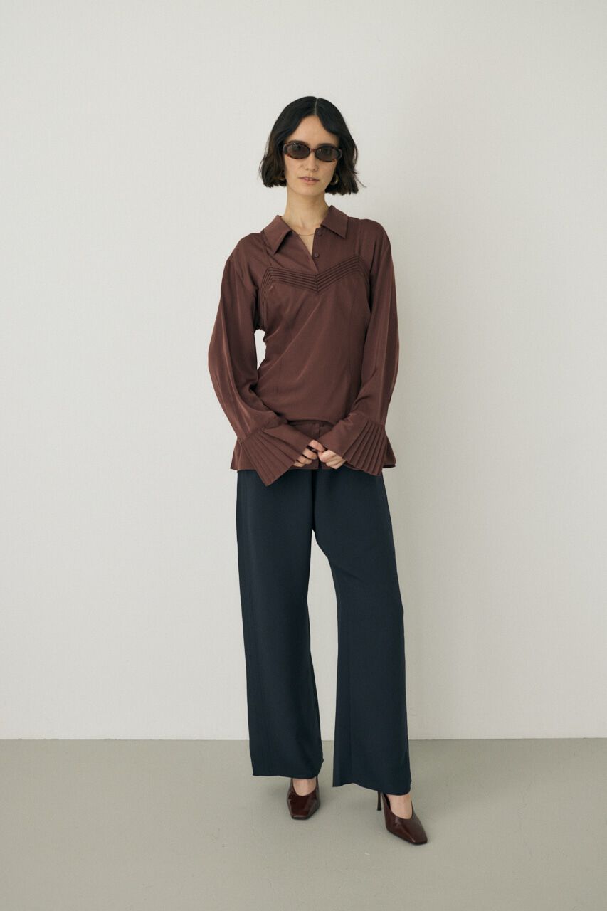 MOUSSY「リラックスワイドパンツ　リサイクルポリエステル使用」|その他|