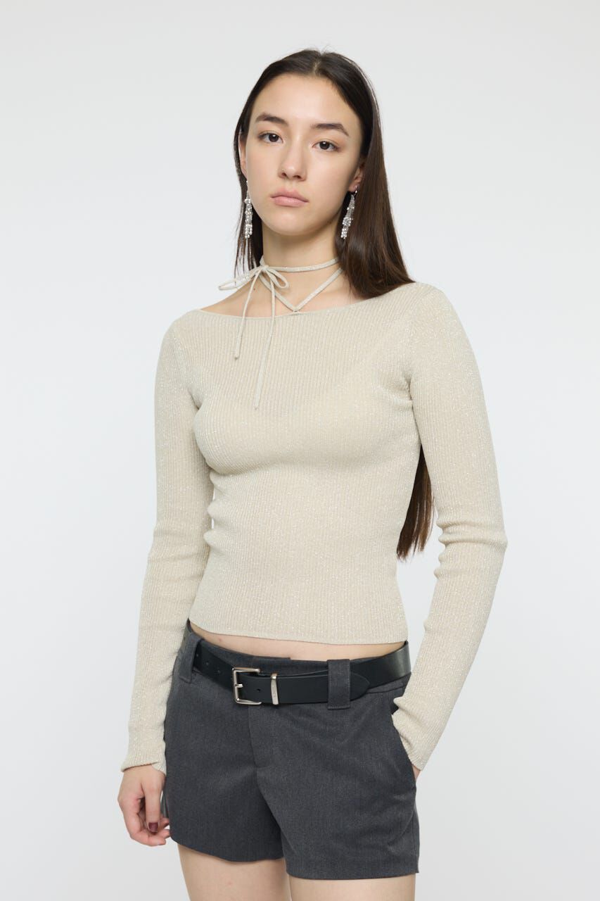 MOUSSY「F/PEARL FRINGE イヤリング」|ピアス|