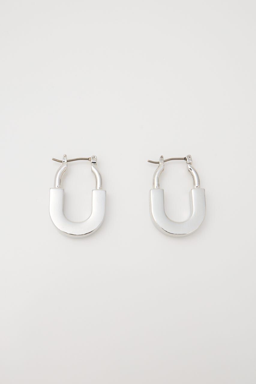 MOUSSY「DROPPED HOOP イヤリング」|ピアス|SLV