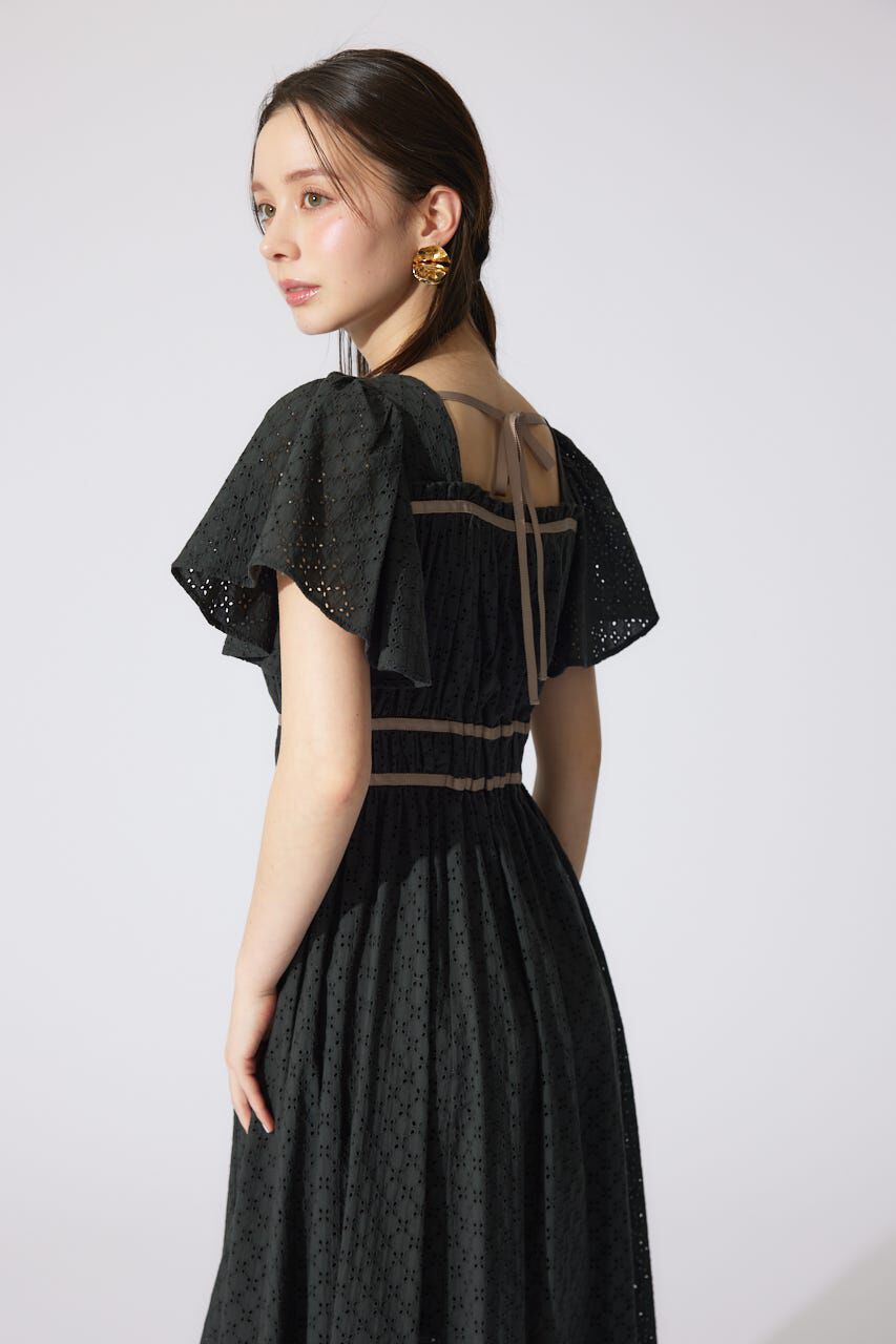 rienda「コットンレースフレアワンピース」|ワンピース|