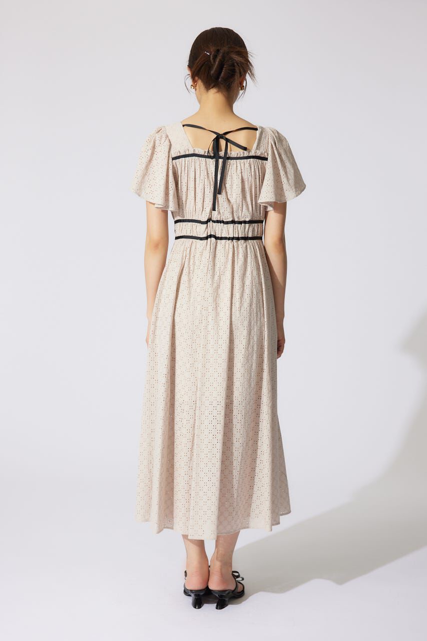 rienda「コットンレースフレアワンピース」|ワンピース|