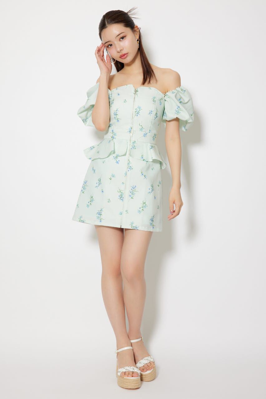 rienda「2WAYオフショルベアワンピース」|ワンピース|